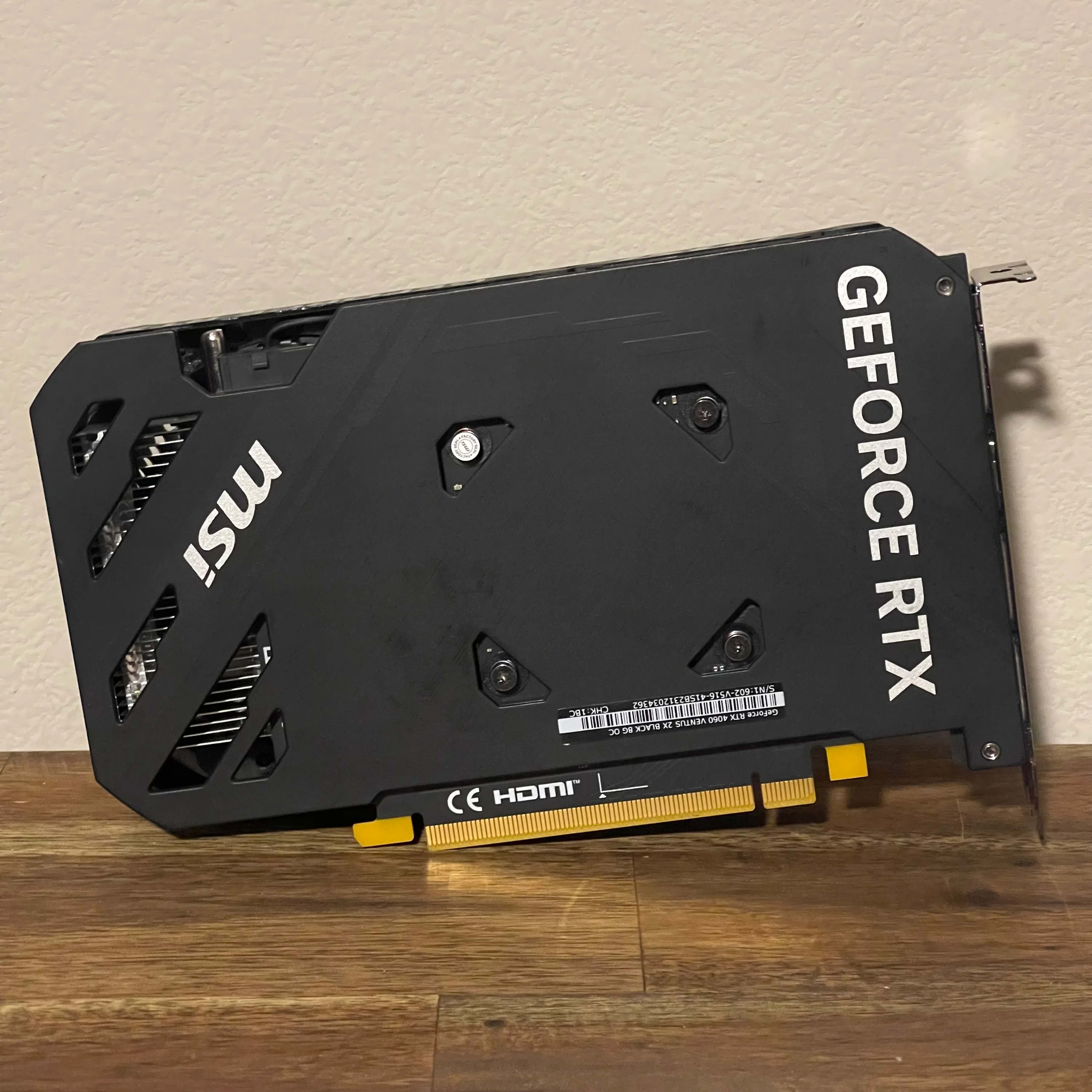 MSI GeForce RTX™ 4060 VENTUS 2X BLACK 8G OC | Jawa MSI GeForce RTX™ 4060 VENTUS 2X BLACK 8G OC | Jawa