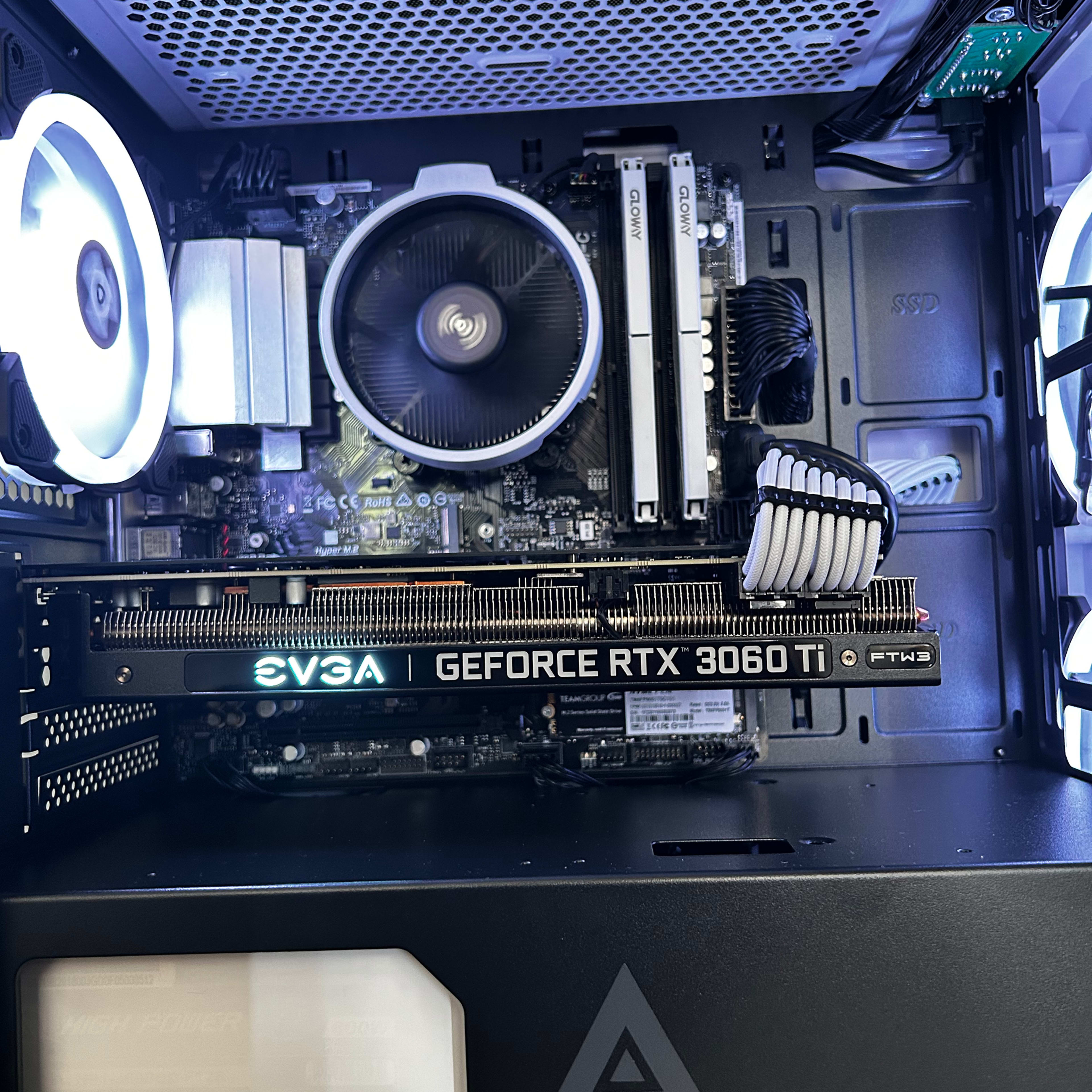 EVGA RTX 3060 Ti | Ryzen 5 5600 | 16GB Gloway 3200Mhz | 1TB NVME