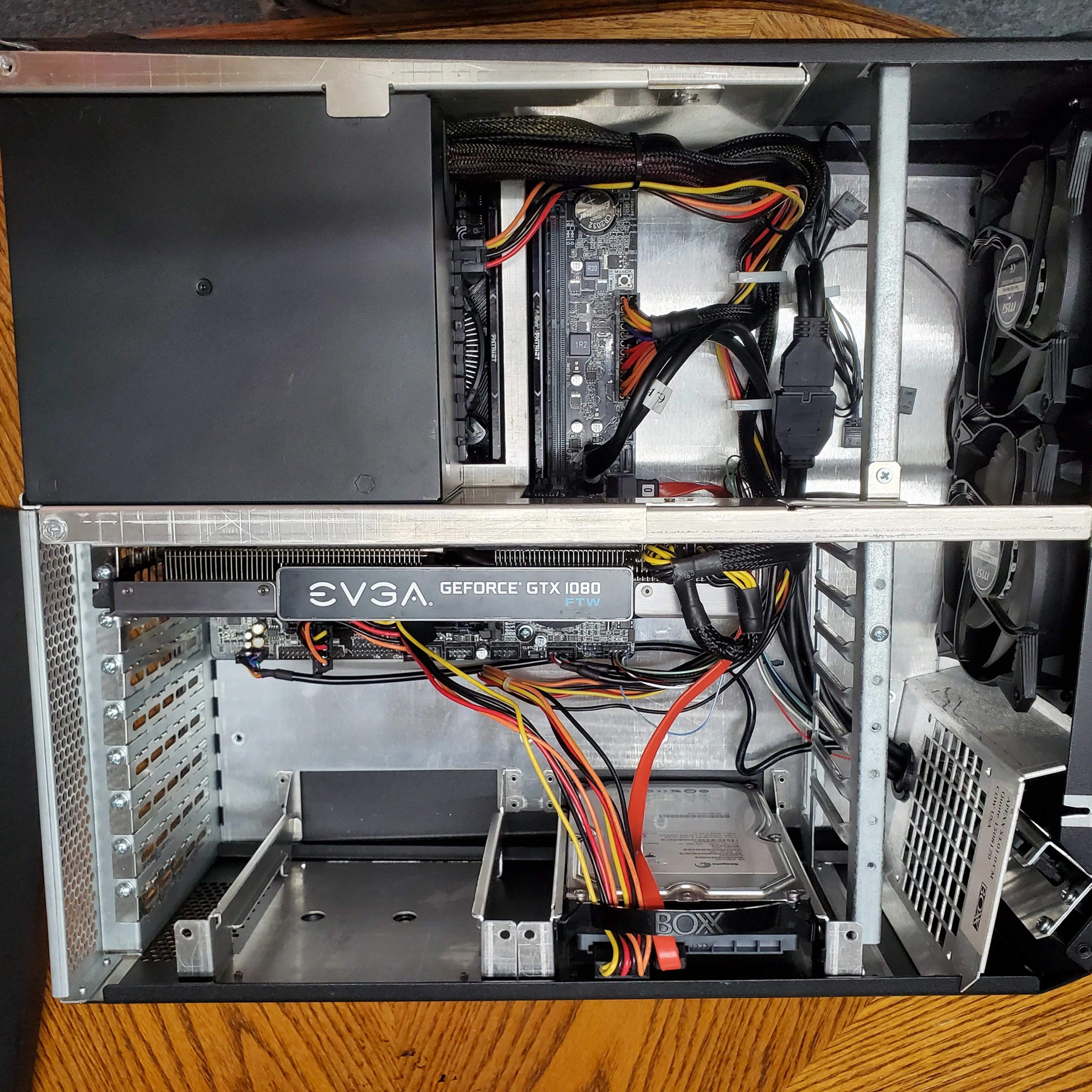 GAMING PC i7 16gb evga 1080 8gb 512gb m.2 500gb hdd