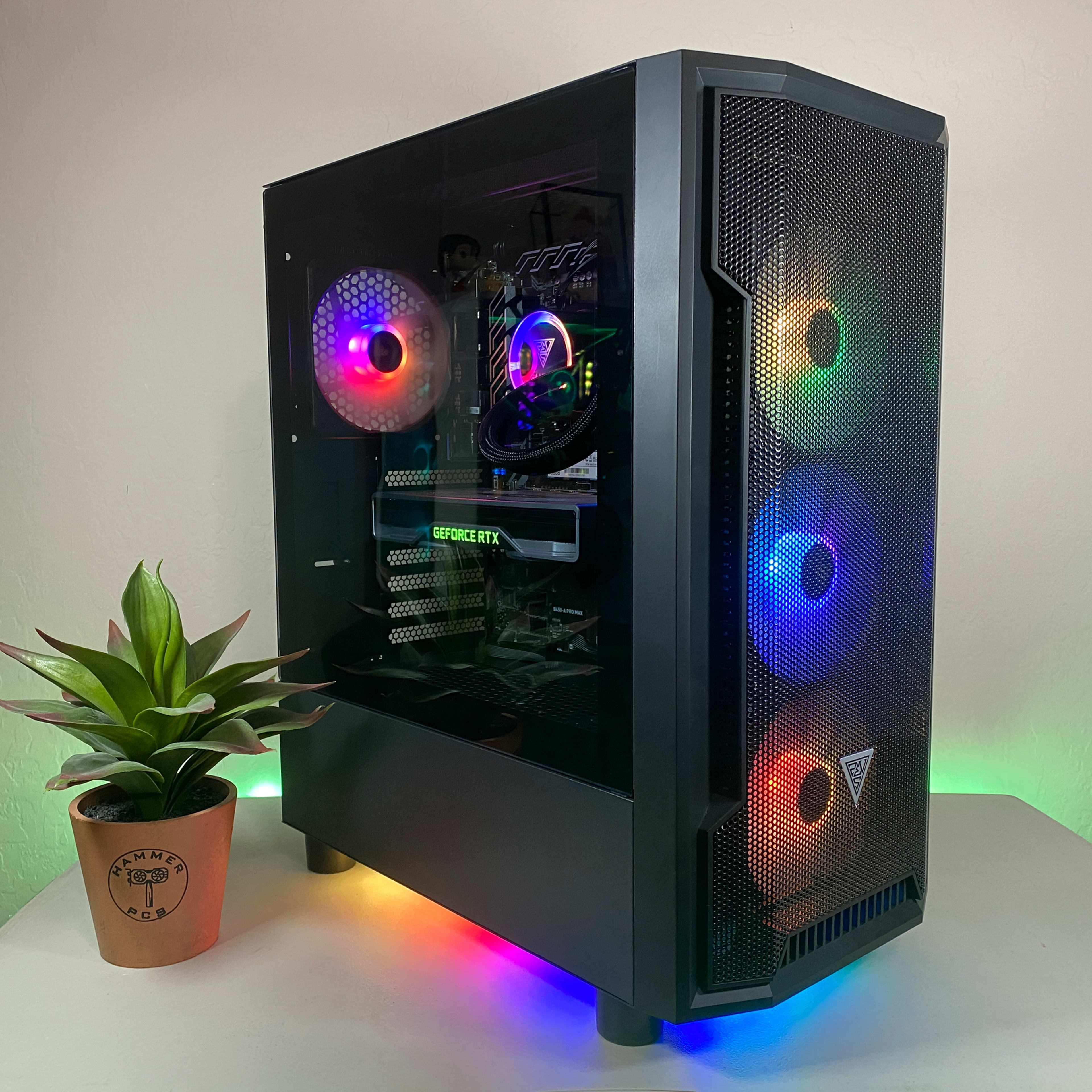 Custom Built High End 32GB RAM RYZEN 5 NVIDIA 2070 Water Cooled Gaming PC Computer