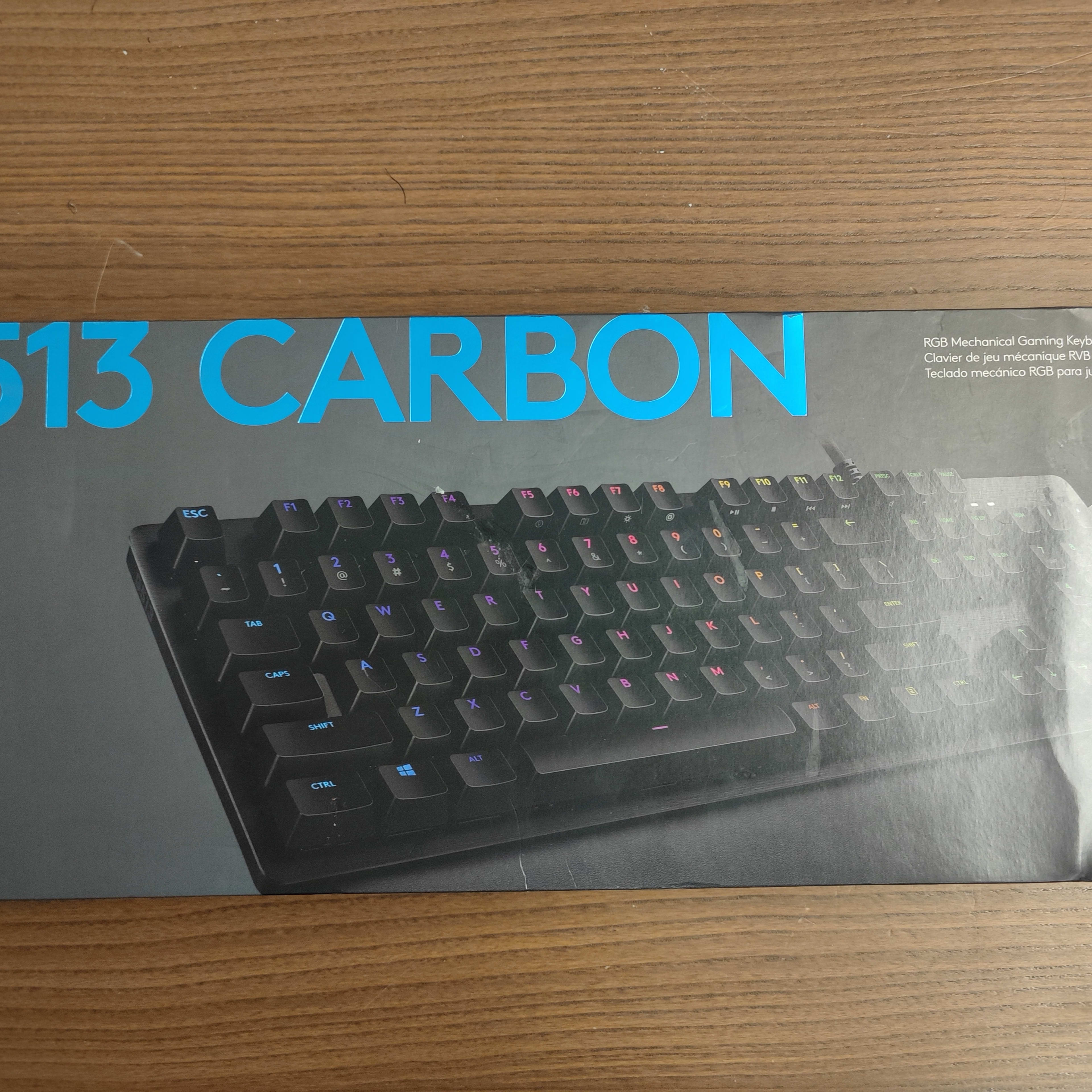 Logitech G513 Carbon RGB Mechanical Keyboard - GX Brown Switches | Jawa