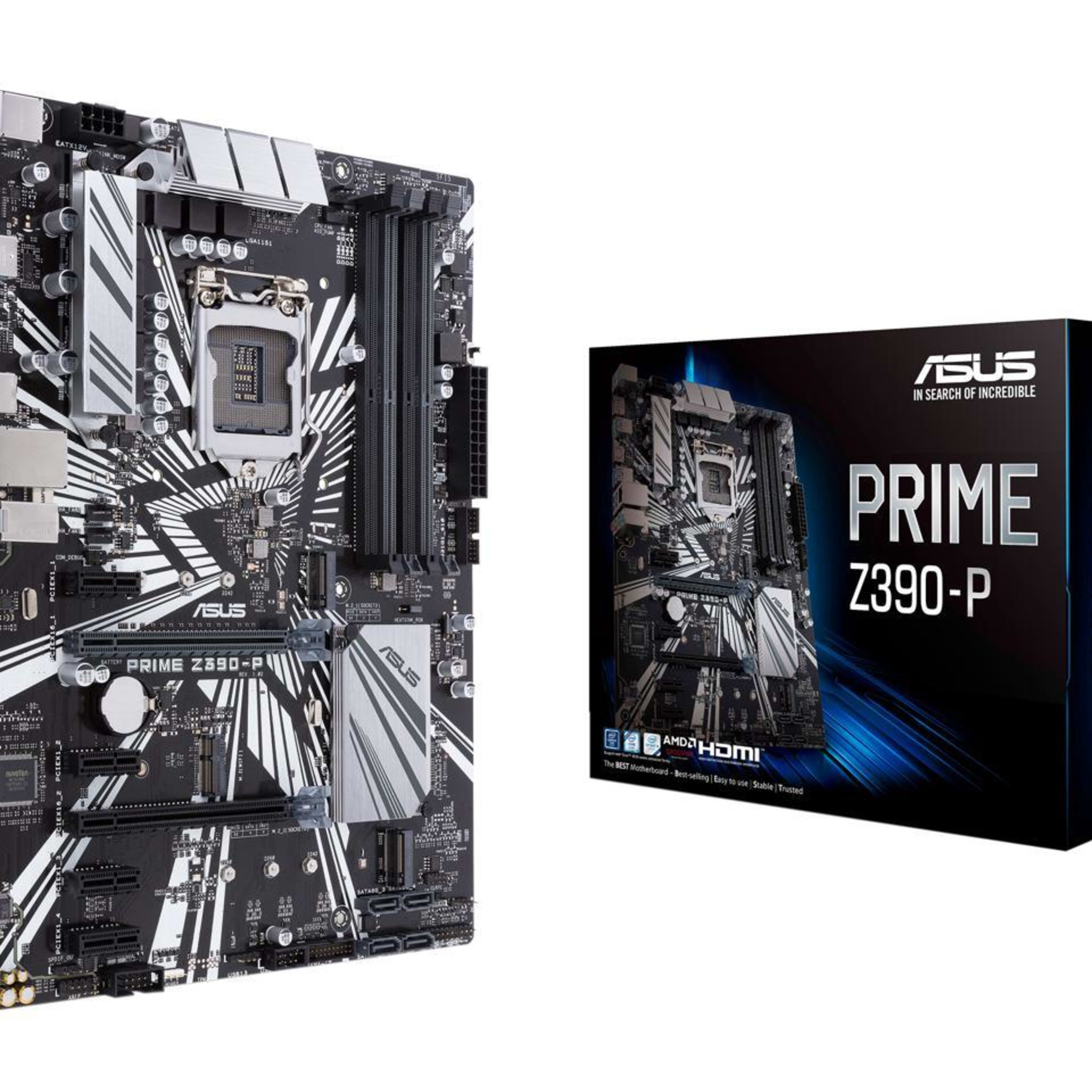 ASUS Prime Z390-P LGA 1151 (300 Series) Intel Z390 SATA 6Gb/s ATX Intel Motherboard