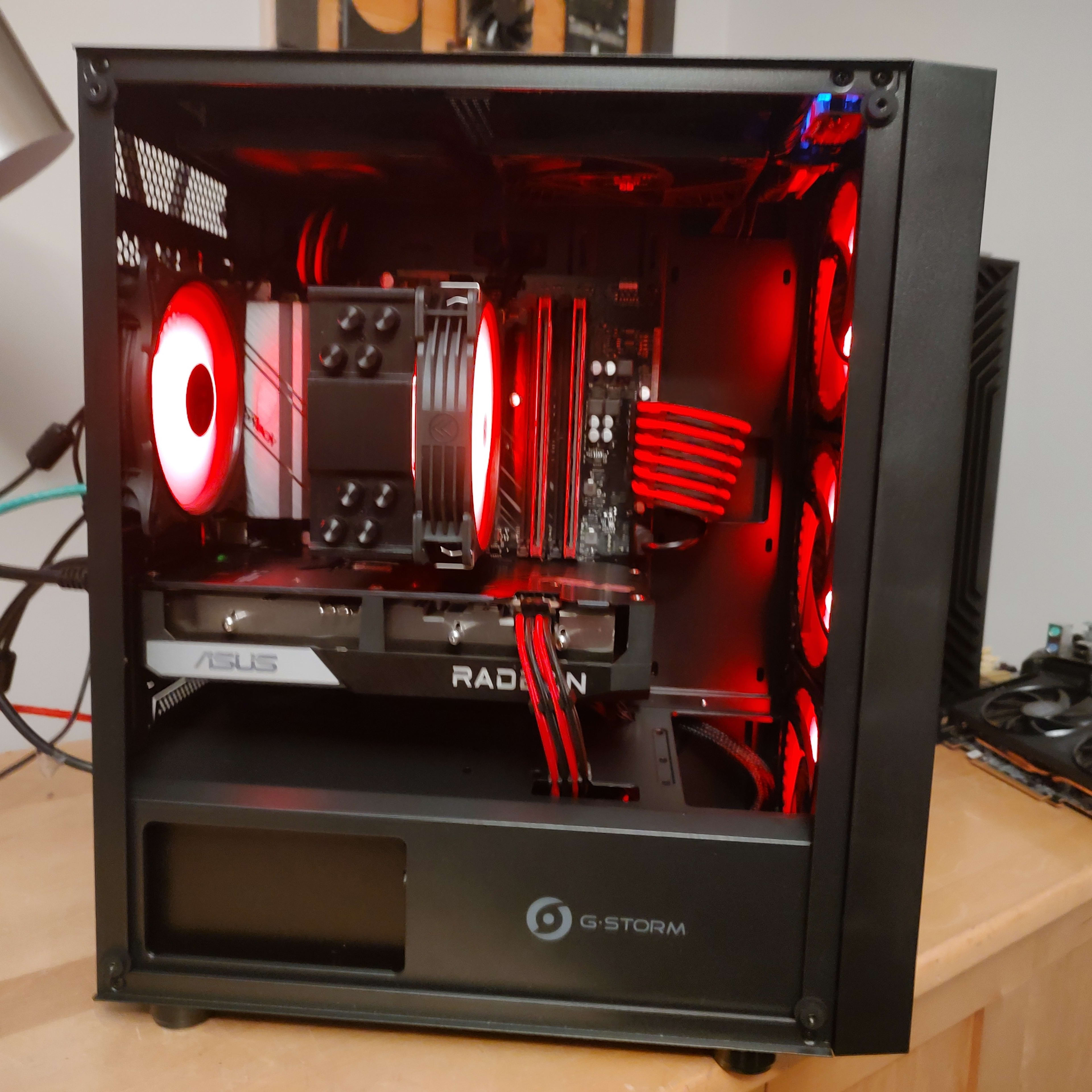 Gaming PC - Ryzen 5 3600, RX 6600XT, 16GB RAM / 1TB SSD