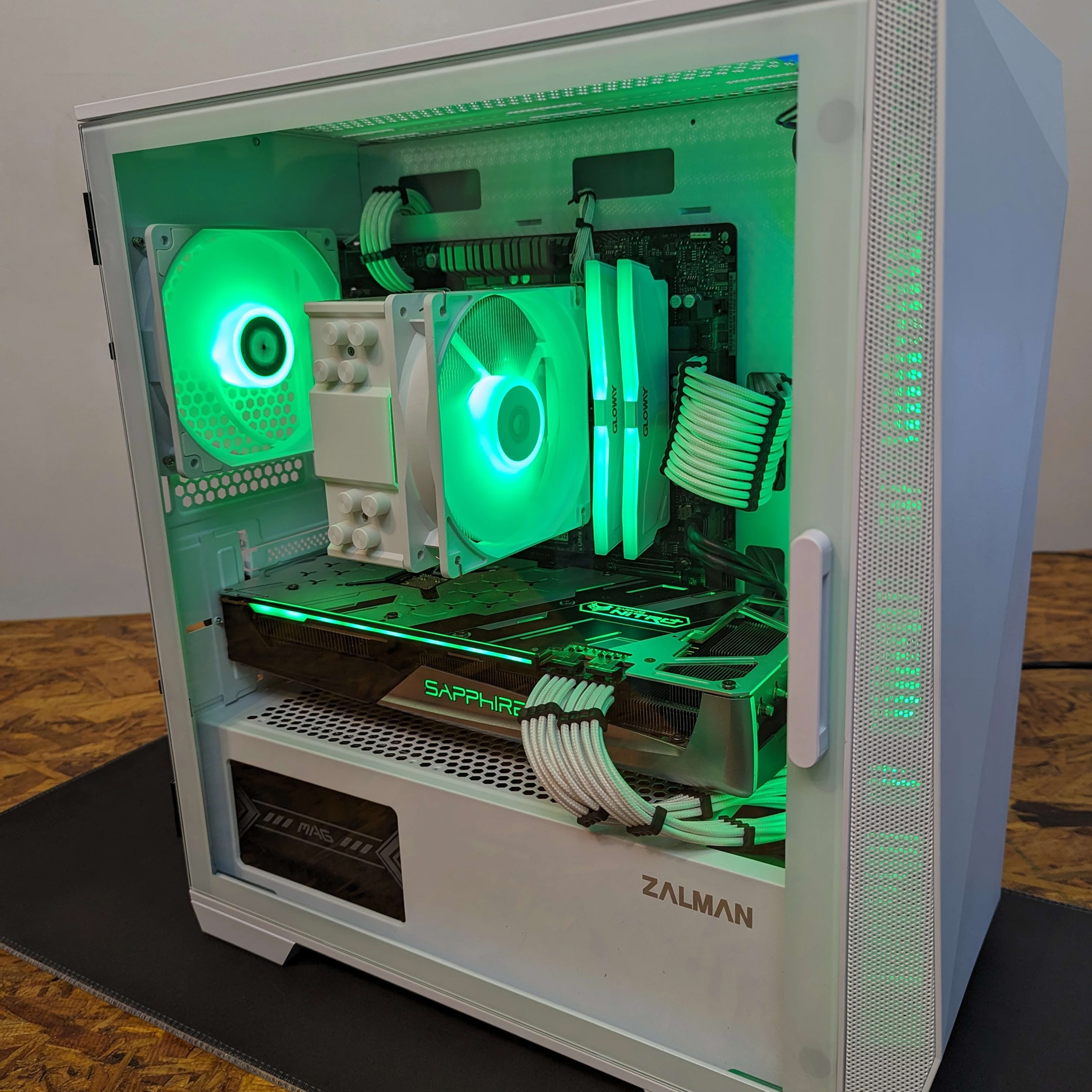 White RGB Mid-Range Gaming PC - Rx 5700xt, Ryzen 5 2600x, Micro ATX | Jawa White RGB Mid-Range Gaming PC - Rx 5700xt, Ryzen 5 2600x, Micro ATX | Jawa