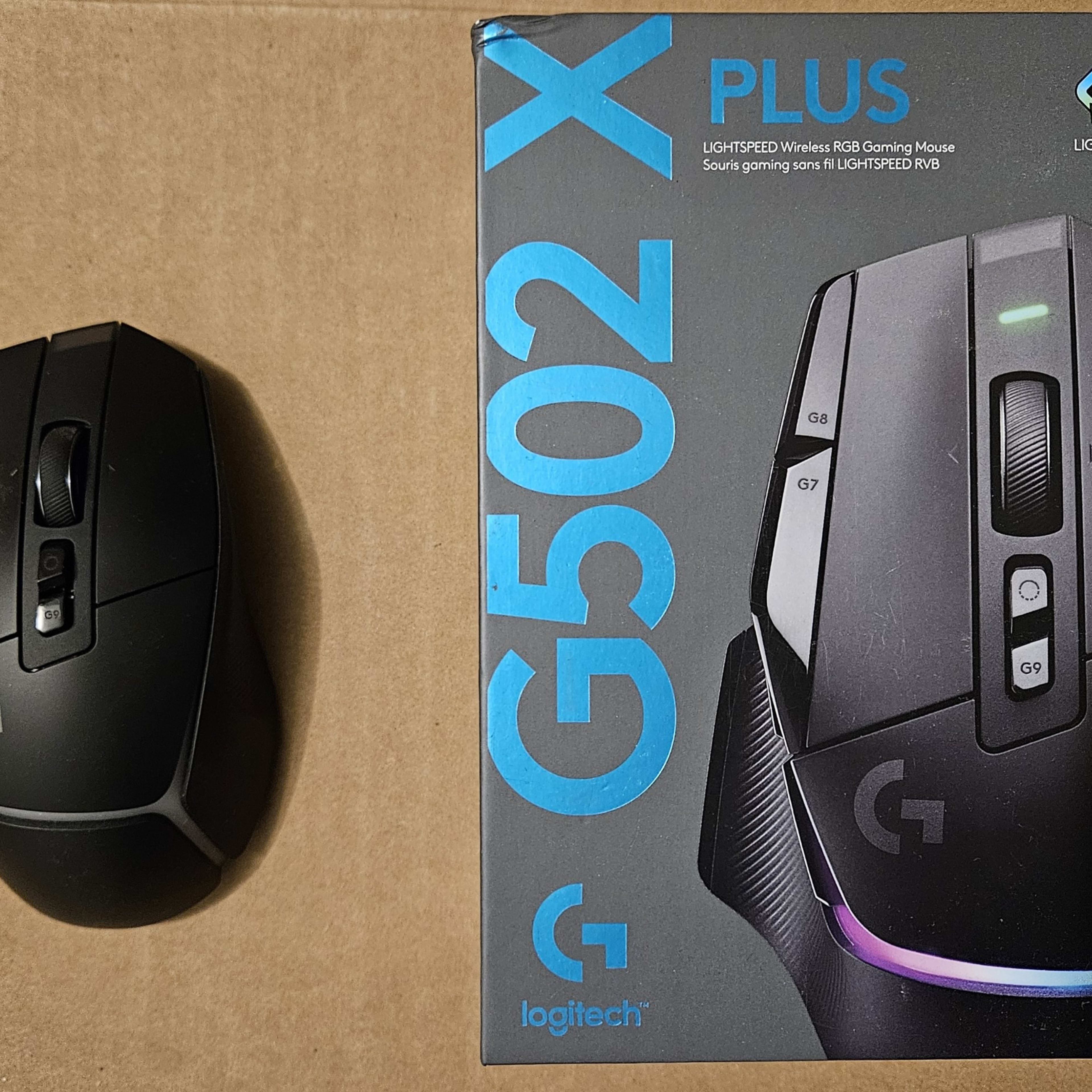 Logitech G502 X Plus Wireless RGB Gaming Mouse - Used - In good condition