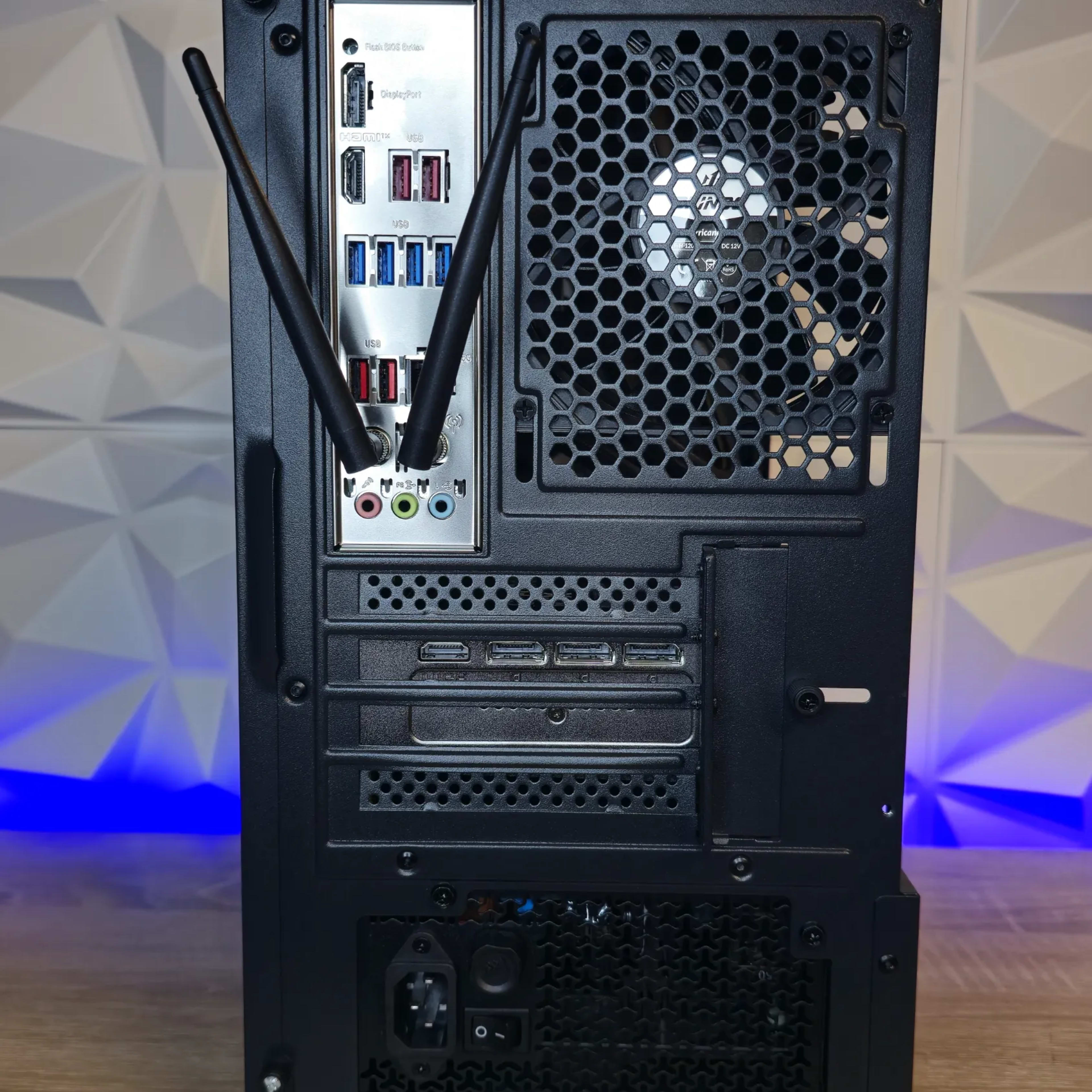 New GeForce RTX 5070 with AMD Ryzen 7600x 32GB DDR5 RAM WiFi New GeForce RTX 5070 with AMD Ryzen 7600x 32GB DDR5 RAM WiFi