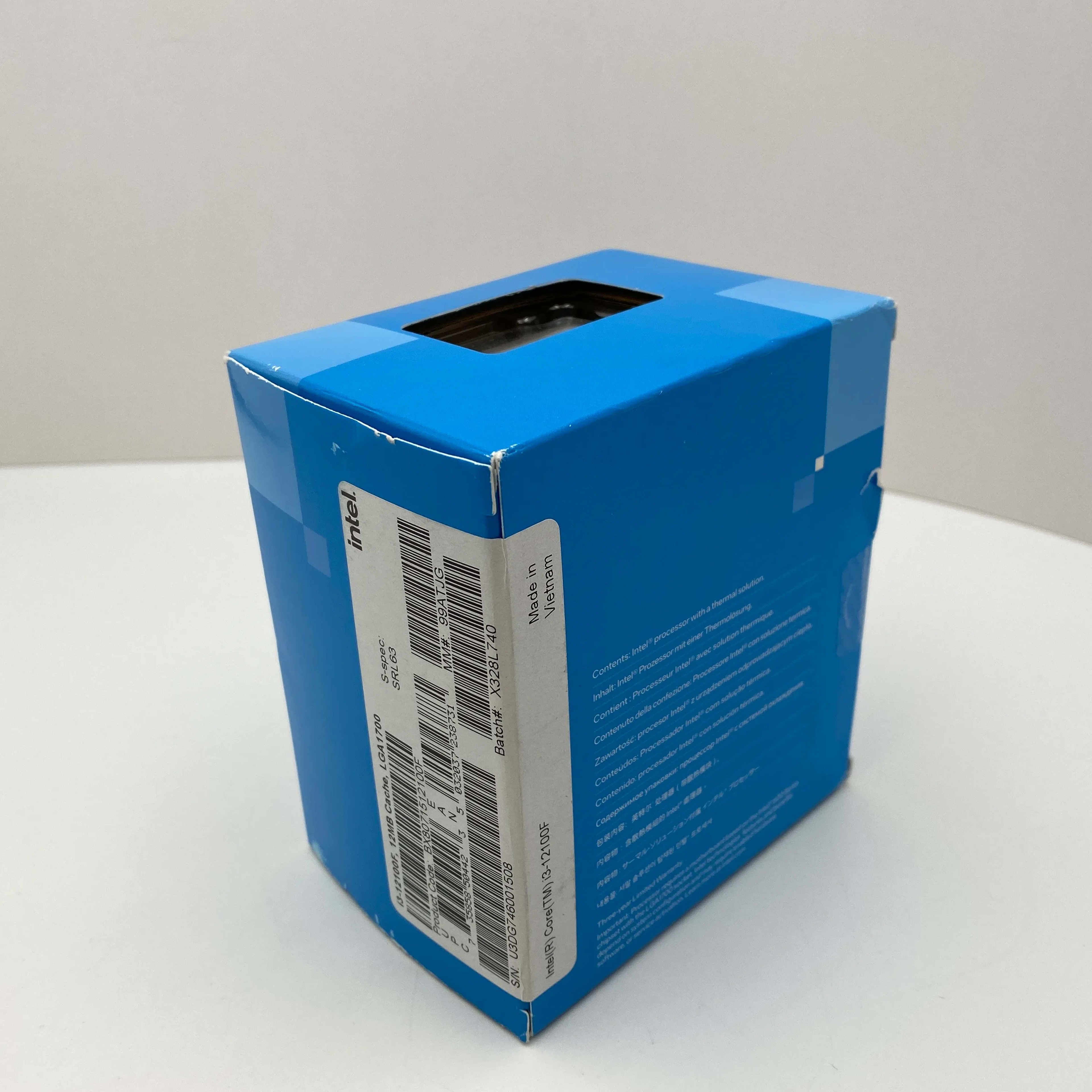 Intel Core i3-12100F (12th Gen) CPU: LGA 1700, 10nm, 4C/8T Intel Core i3-12100F (12th Gen) CPU: LGA 1700, 10nm, 4C/8T