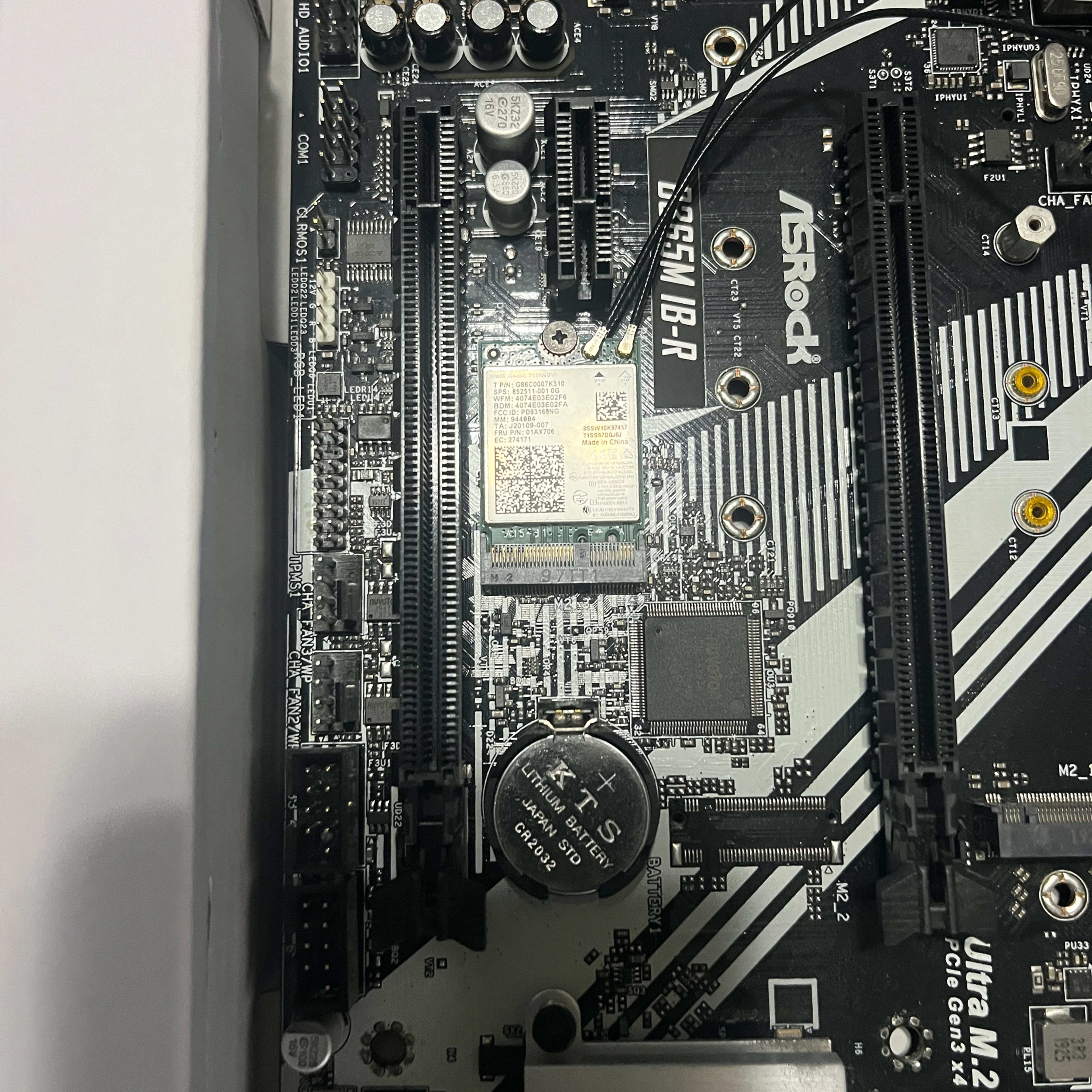 ASRock B365M IB-R Motherboard with Intel i5 9400F 2.9 Ghz CPU and 64 GB of DDR4 2666 Crucial Ram