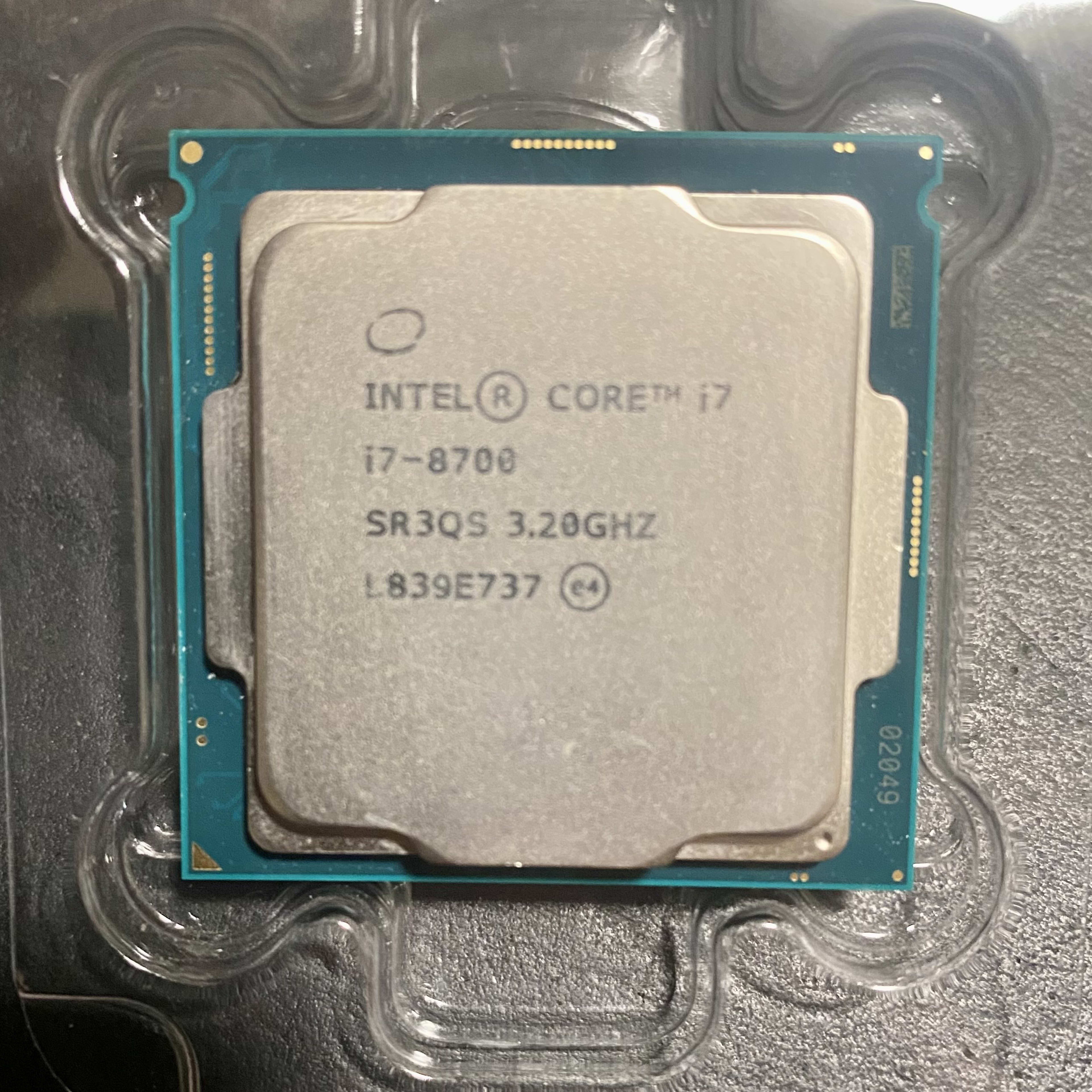 動作未確認 Intel i7 8700