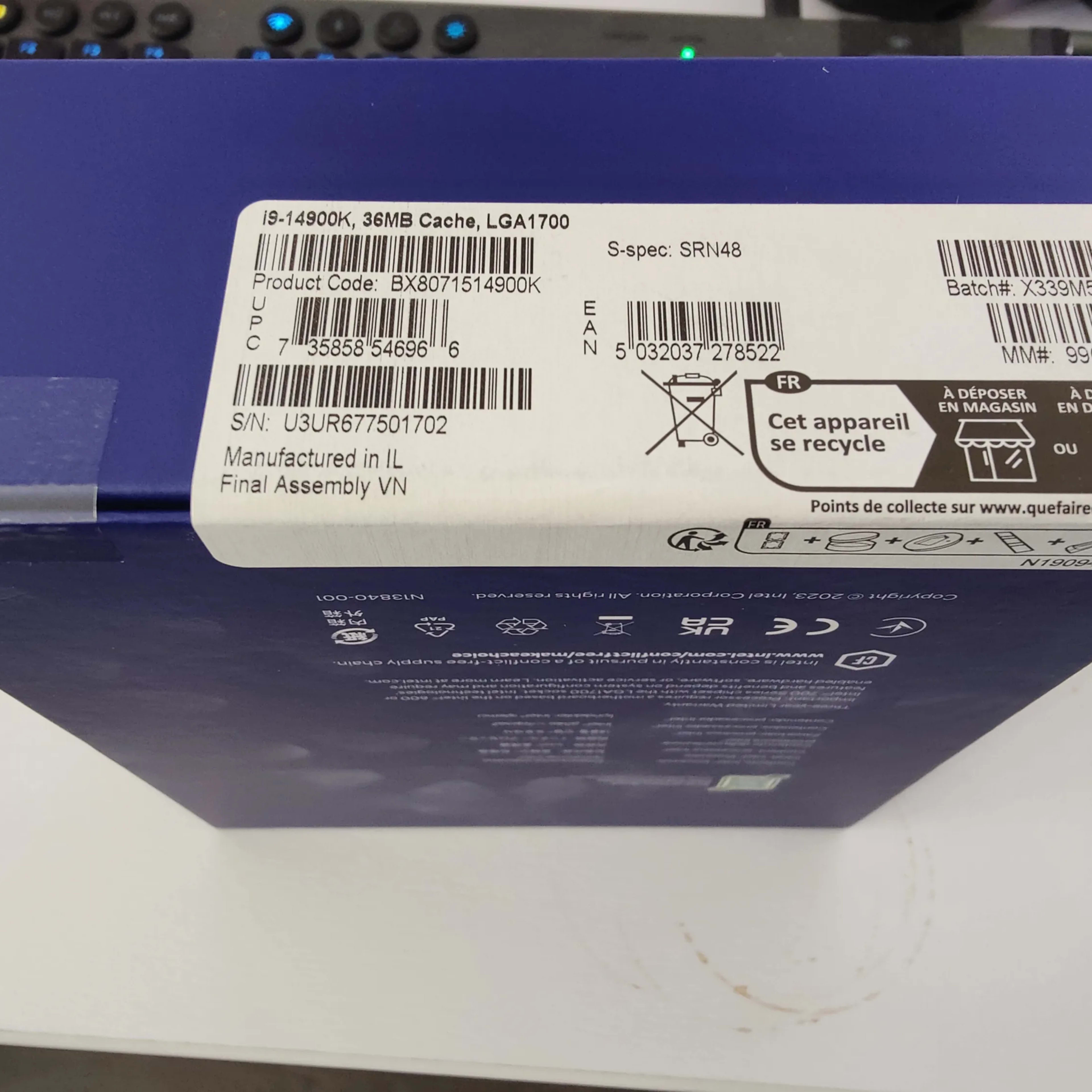 Intel i9 14900k bnib | Jawa Intel i9 14900k bnib | Jawa