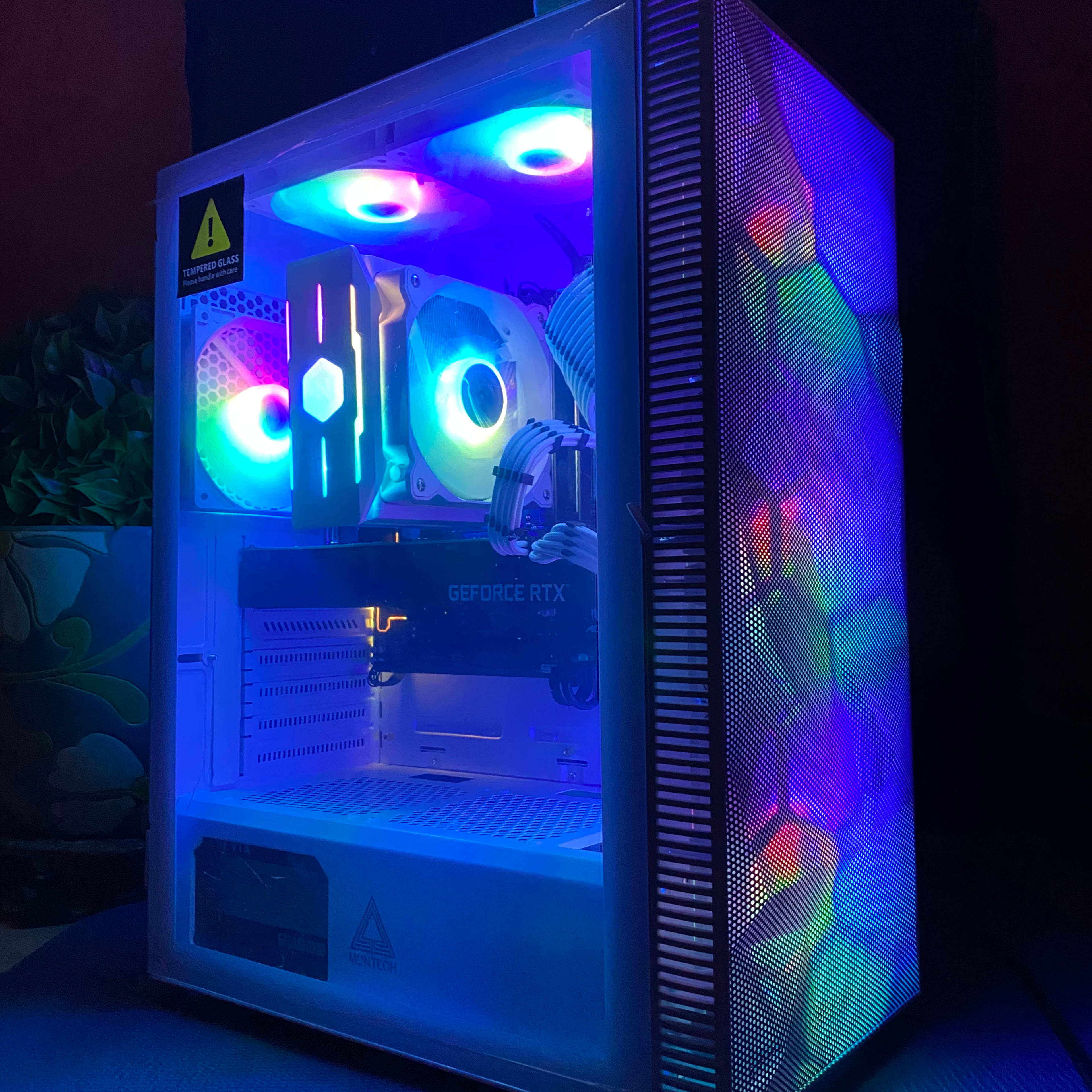 First all-white PC build by LamaTheLlama - AMD Ryzen 5 5600X, GeForce RTX  3070 LHR, Corsair iCUE 4000X RGB ATX Mid Tower - PCPartPicker