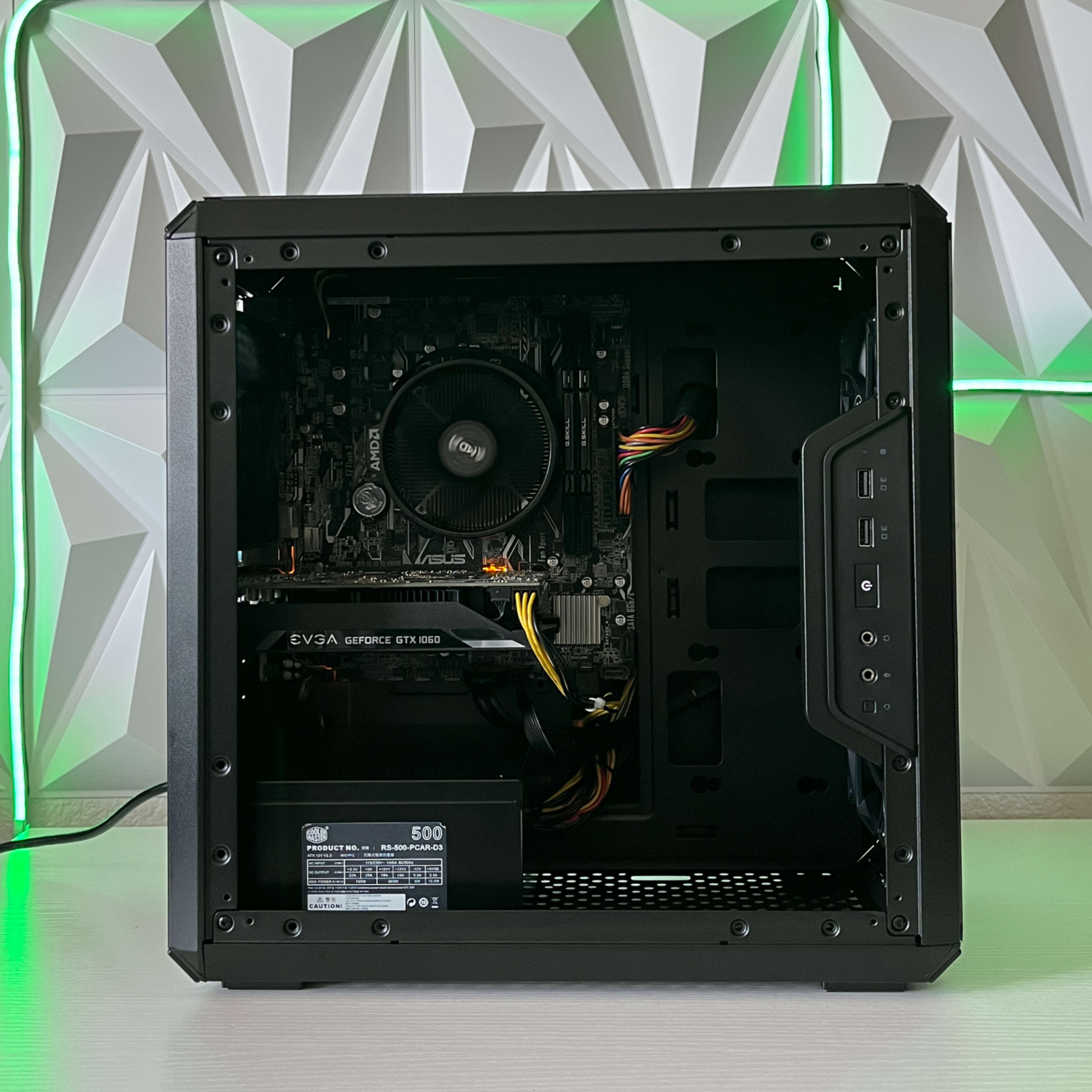 GTX 1060 6GB, Ryzen 5 2600X, 16GB RAM | Black Gaming GTX 1060 6GB, Ryzen 5 2600X, 16GB RAM | Black Gaming