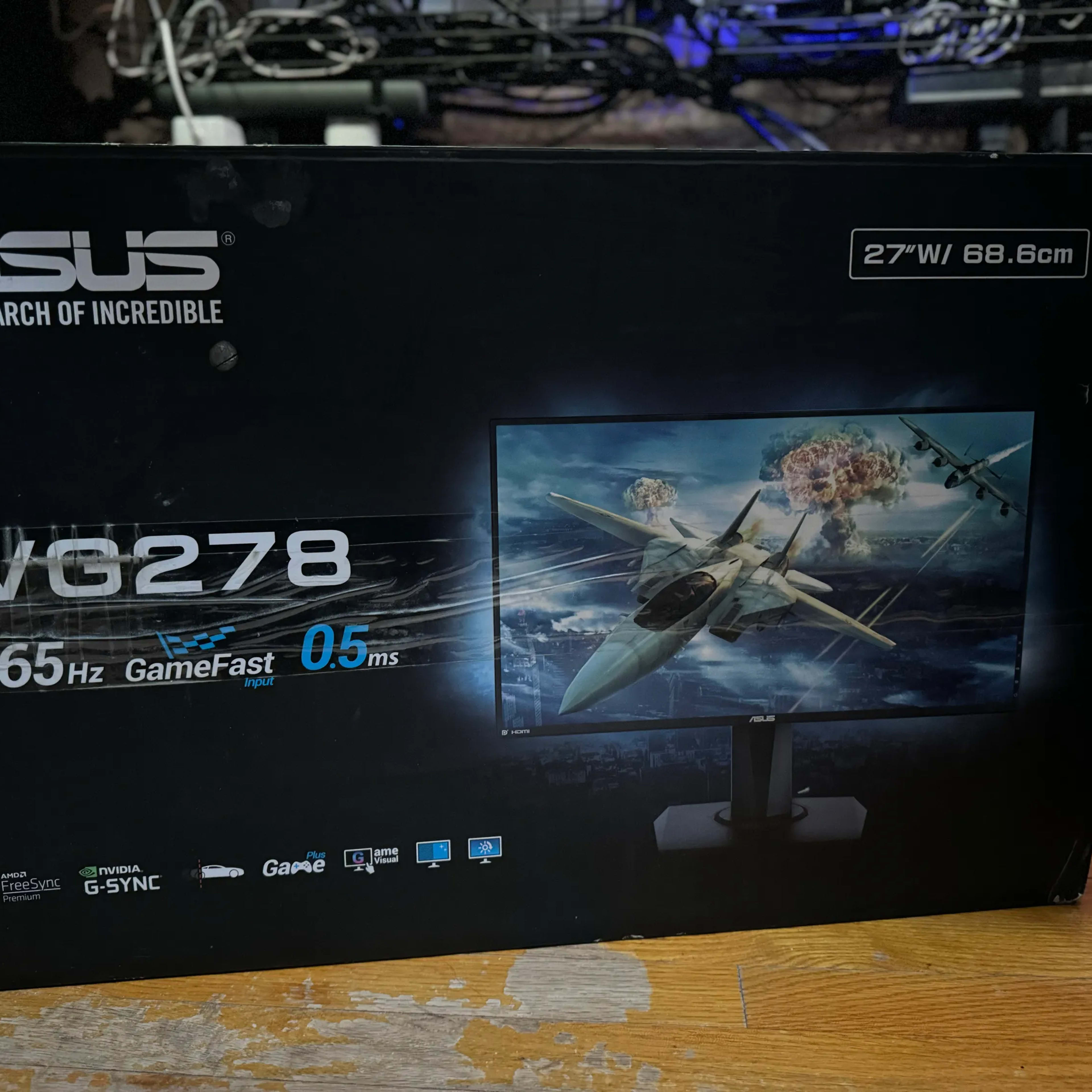 Asus VG278 27" 1080p 165hz Gaming Monitor - USED