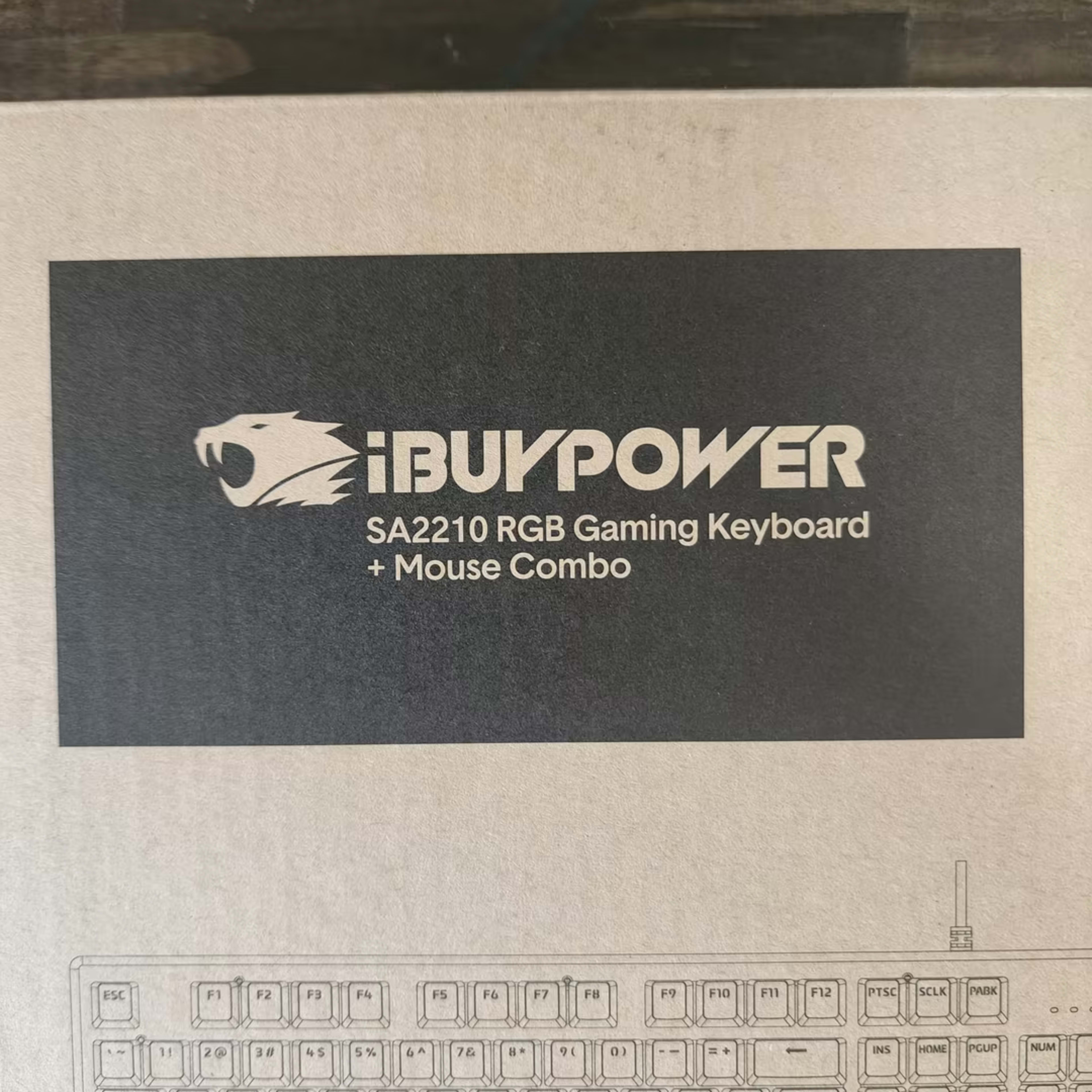 IBuyPower RGB Keyboard and Mouse Combo SA210