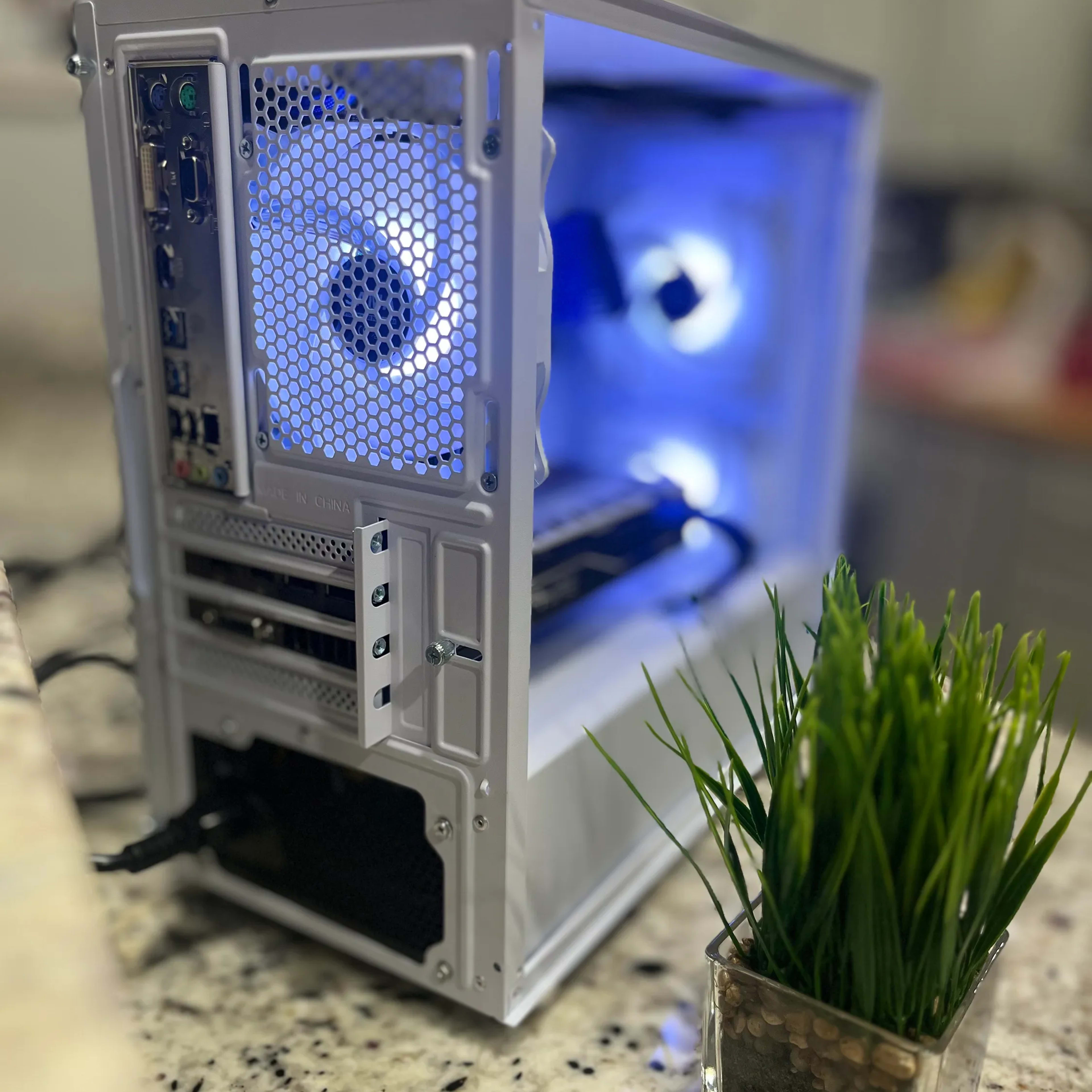 🖥🖱️White Gaming PC||AMD Ryzen 5 2600||Sapphire PULSE Radeon RX 580 8 GB||512 GB NVME🎮🕹️👾