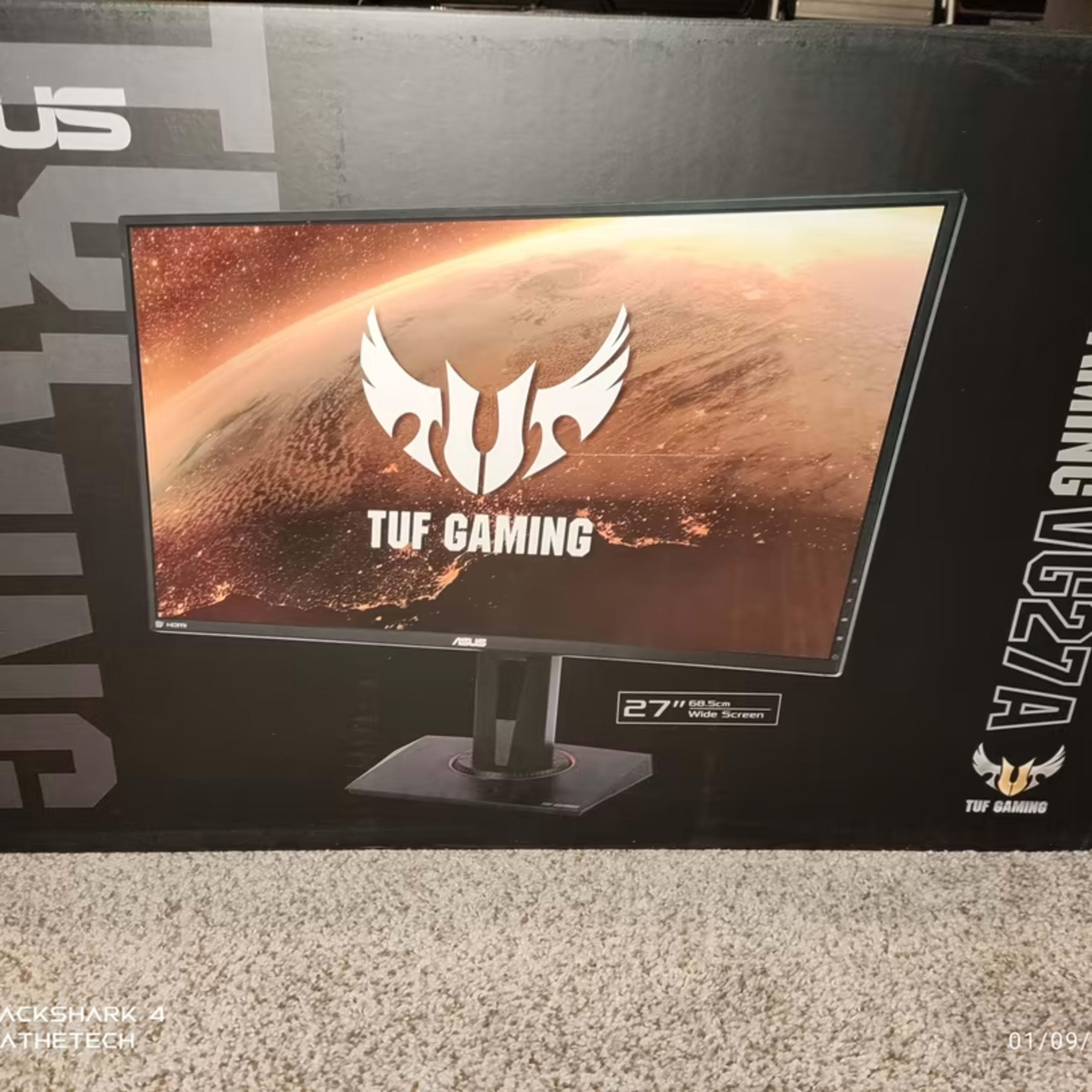 Asus VG27AQ 27" 1440p 165hz HDR10 G-Sync Compatible Monitor