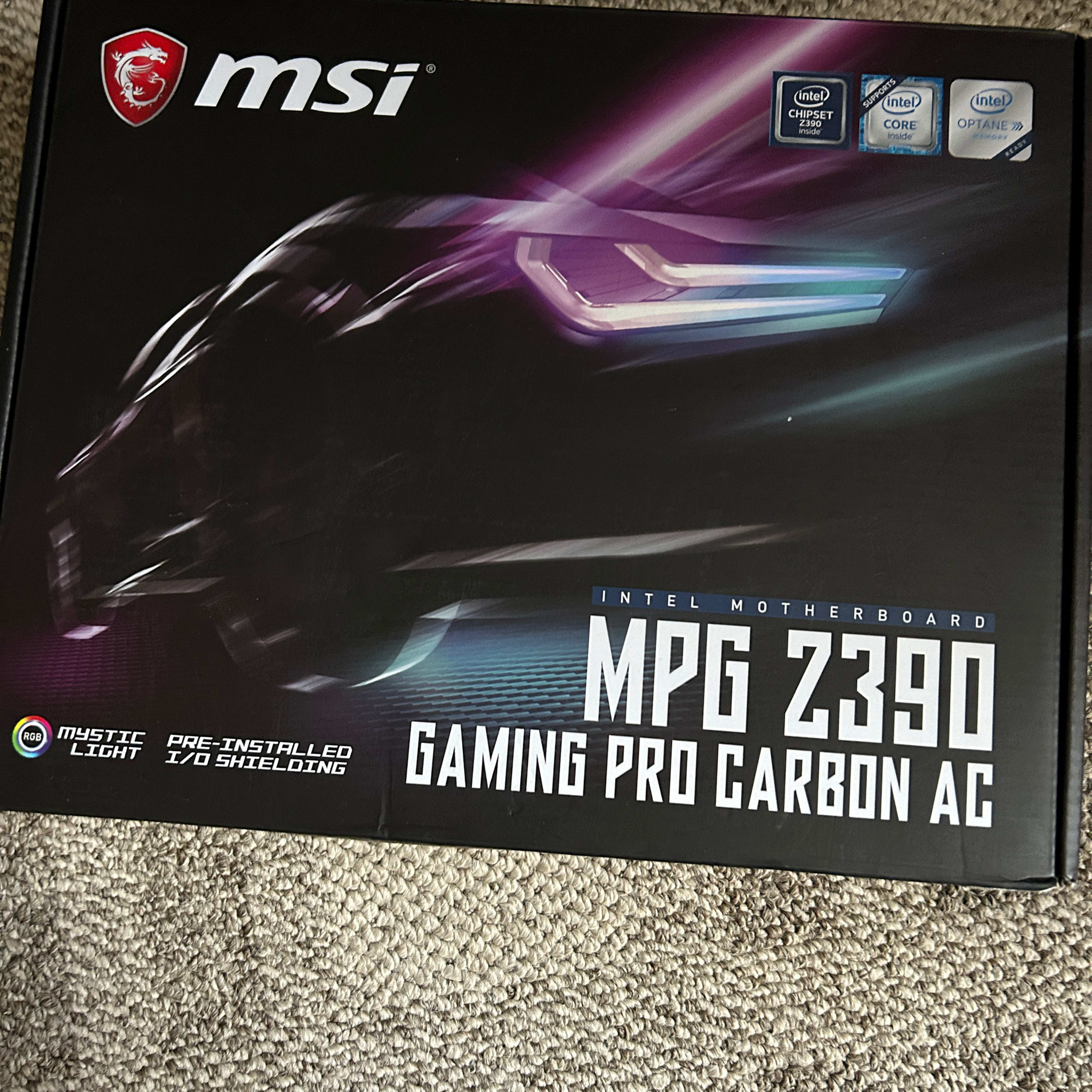 MSI MPG Z390 Gaming Pro Carbon AC