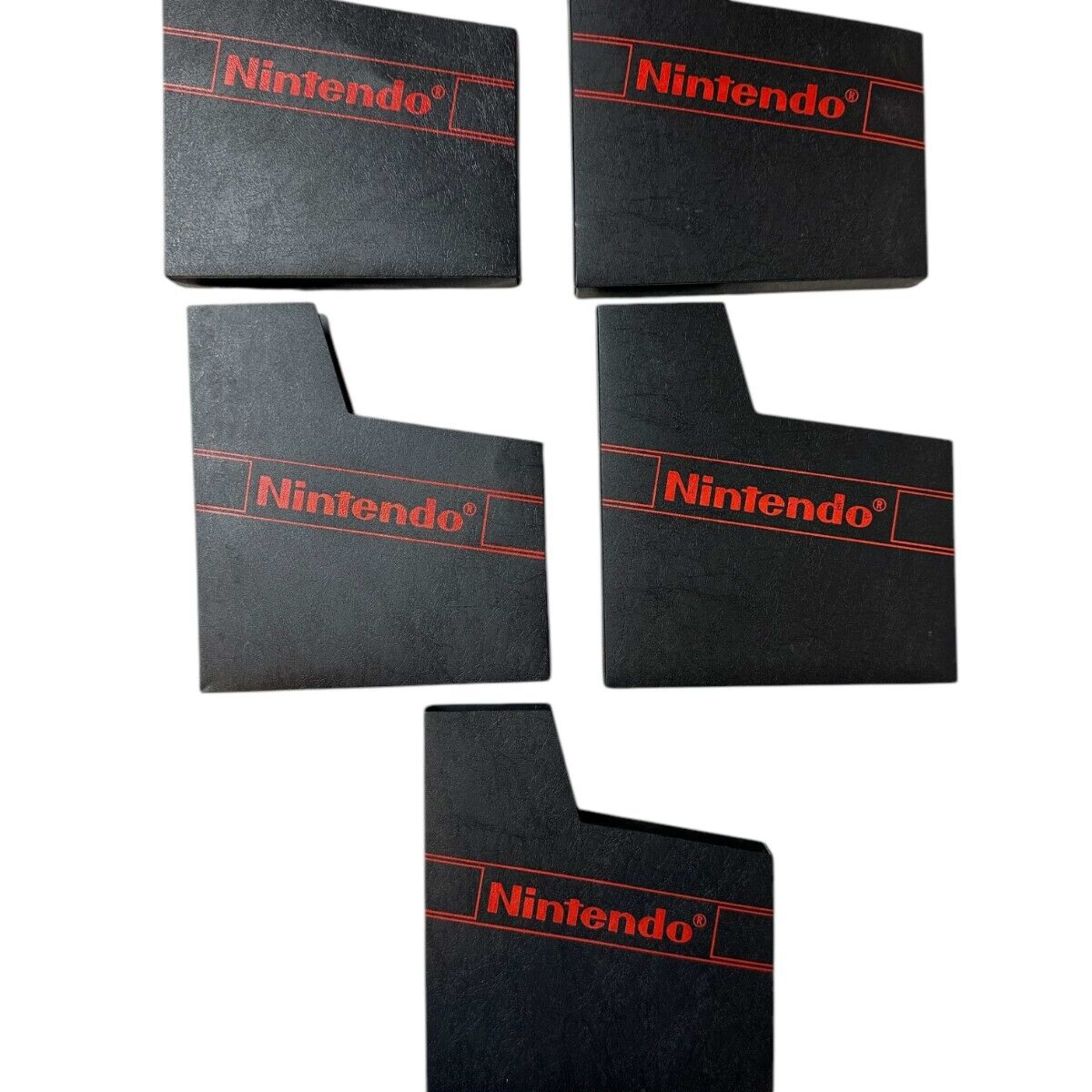 Nintendo NES Black Red Logo Video Game Dust Cover Genuine Nintendo NES Black Red Logo Video Game Dust Cover Genuine