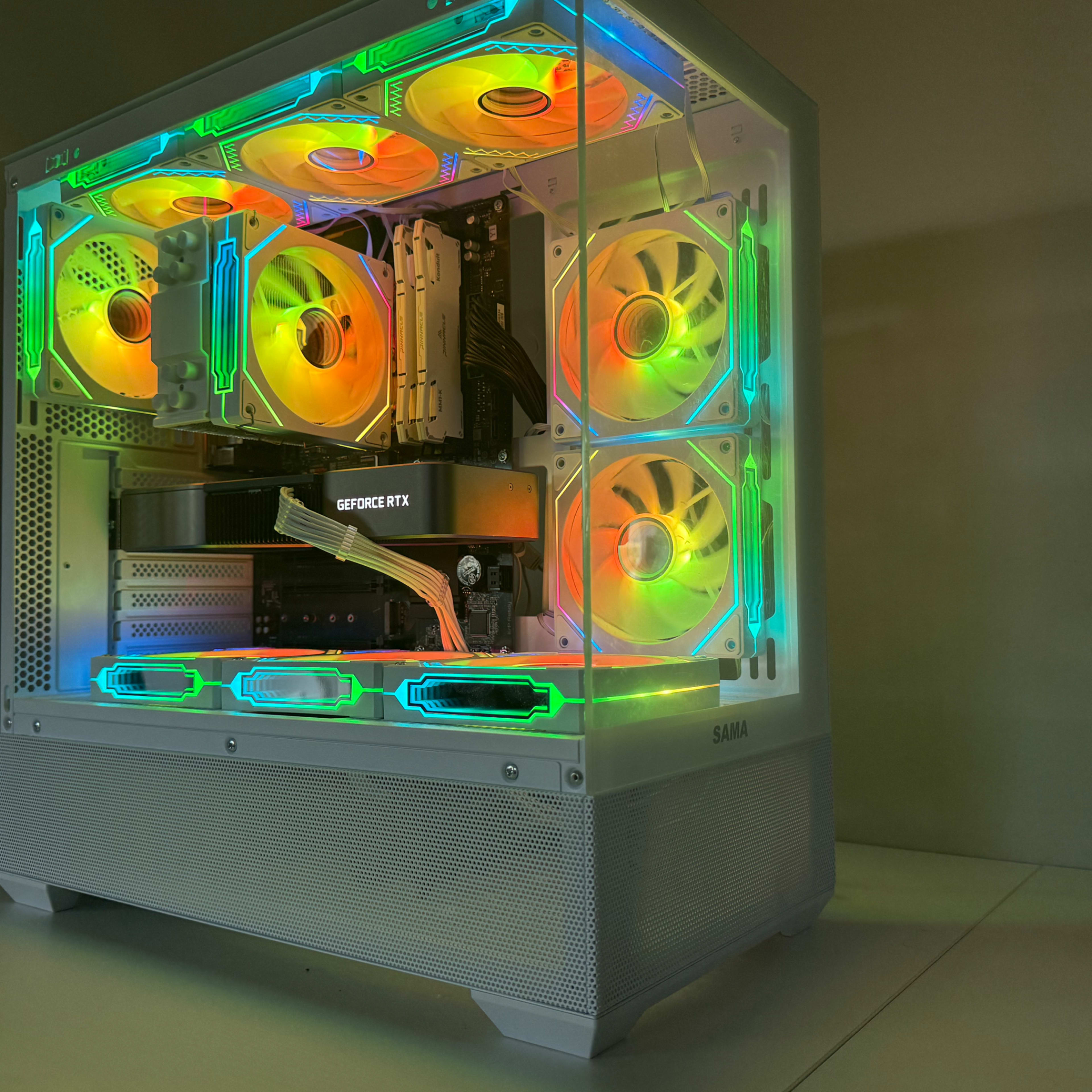 White RTX 3080 Gaming PC (Ryzen 7 5700 X3d) | Jawa White RTX 3080 Gaming PC (Ryzen 7 5700 X3d) | Jawa