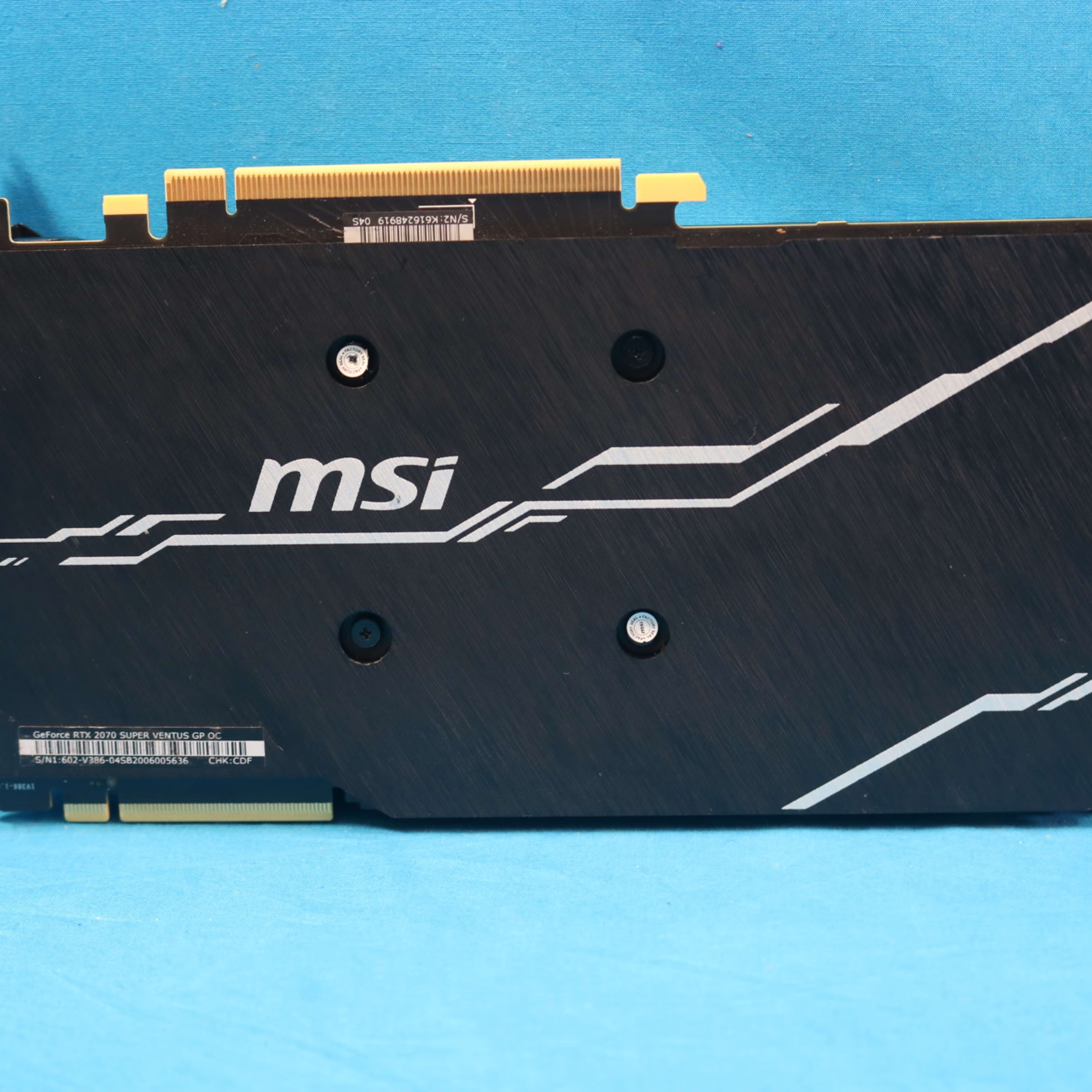 *Open Box* MSI NVIDIA GeForce RTX 2070 SUPER VENTUS GP OC 8GB GDDR6 Desktop  GPU MS-V386 VER: 1.0 | Jawa