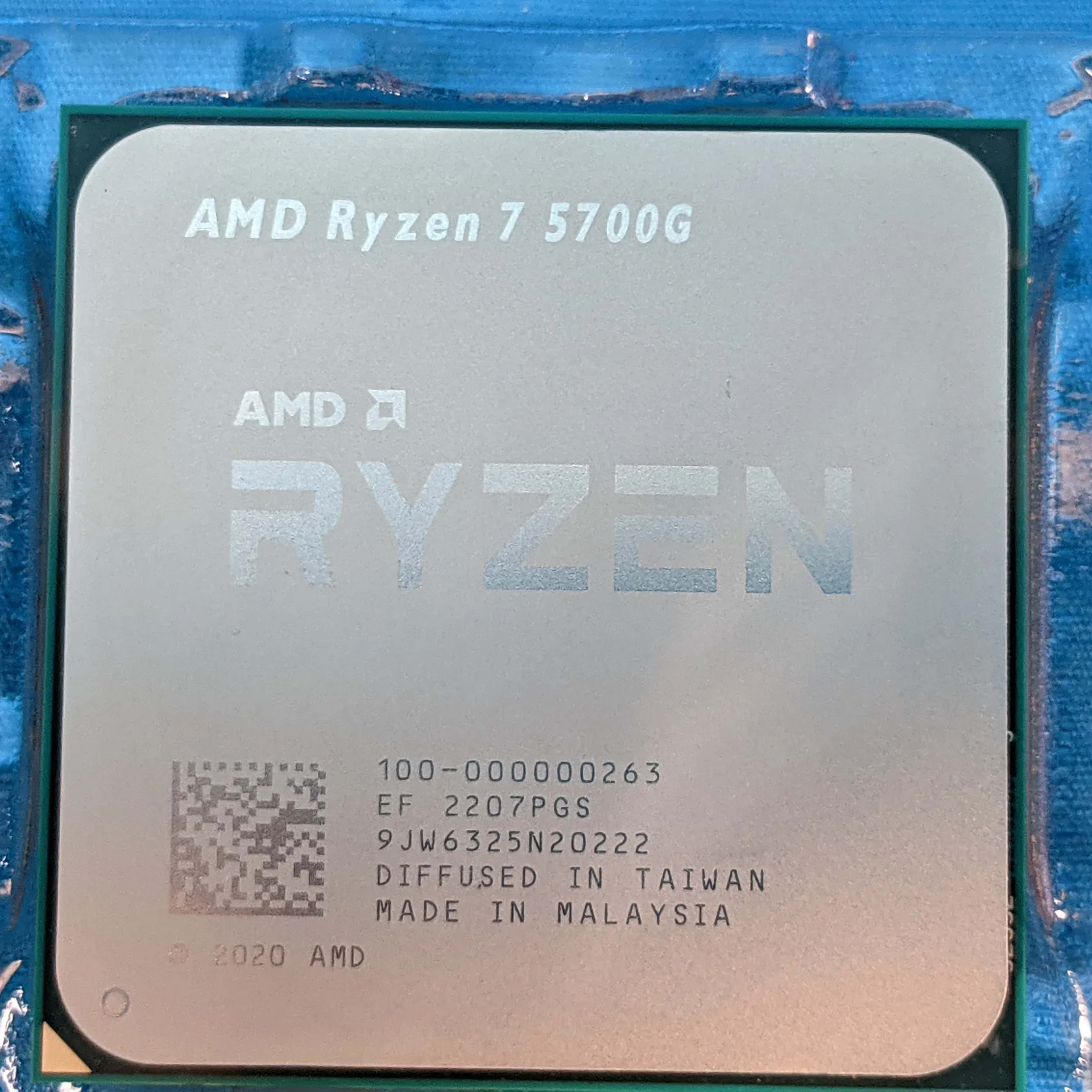 AMD Ryzen 7 5700G 3.80GHz Socket AM4 8-Core 16-Thread 16MB Desktop CPU 100-000000263