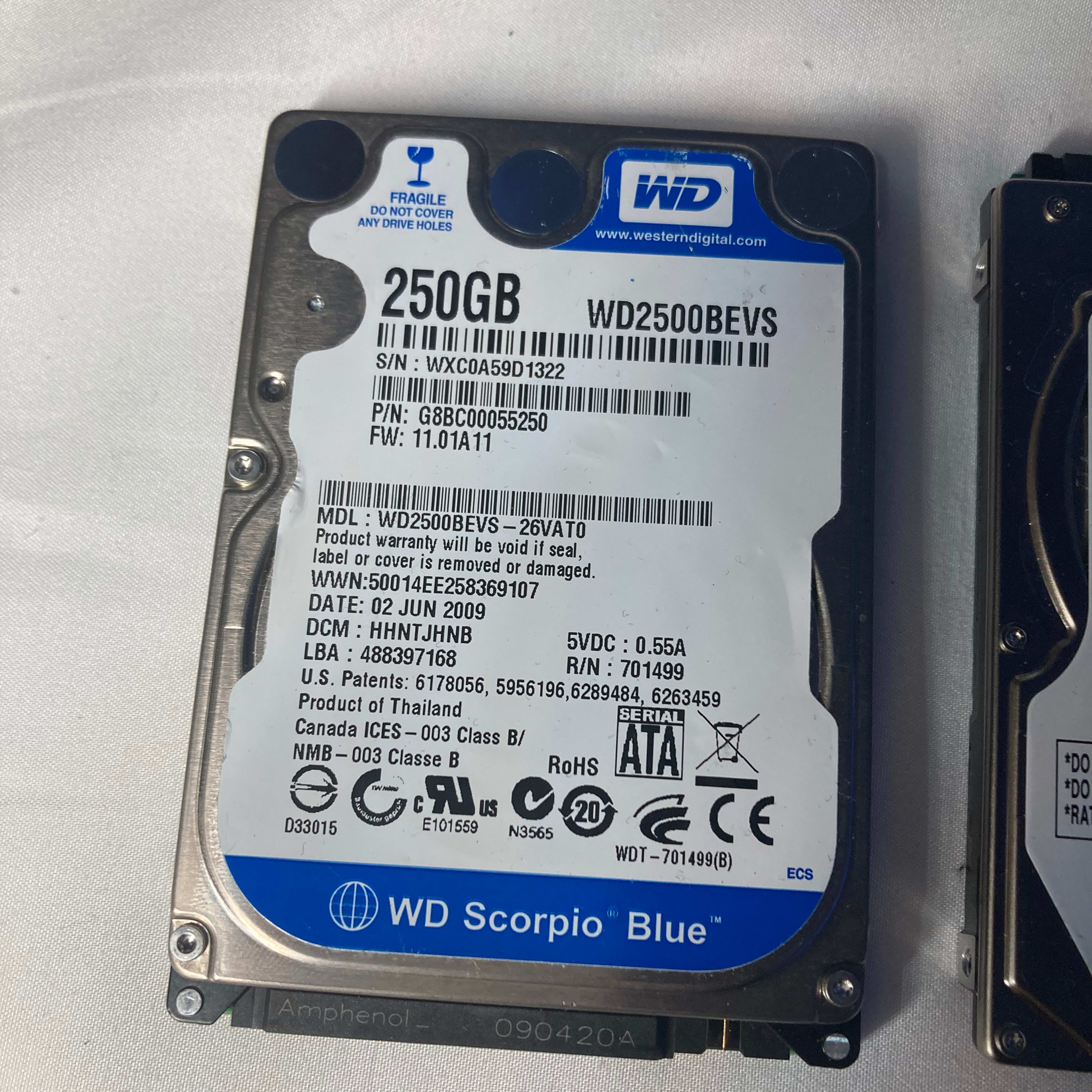 2 x 250 HDD