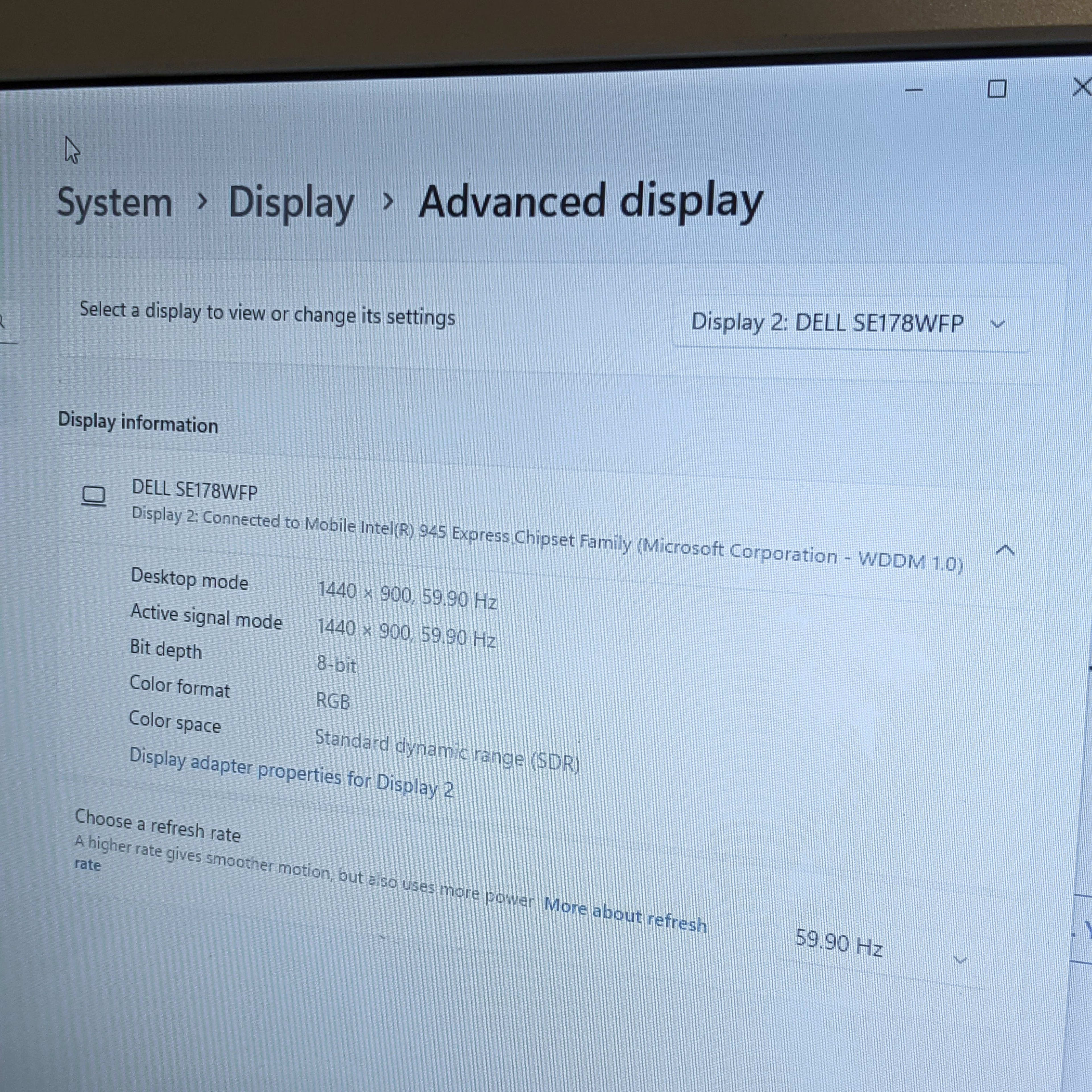 DELL SE178WFPc 17" 1440 x 900 60Hz Panel Glossy LCD Monitor w/ Cables