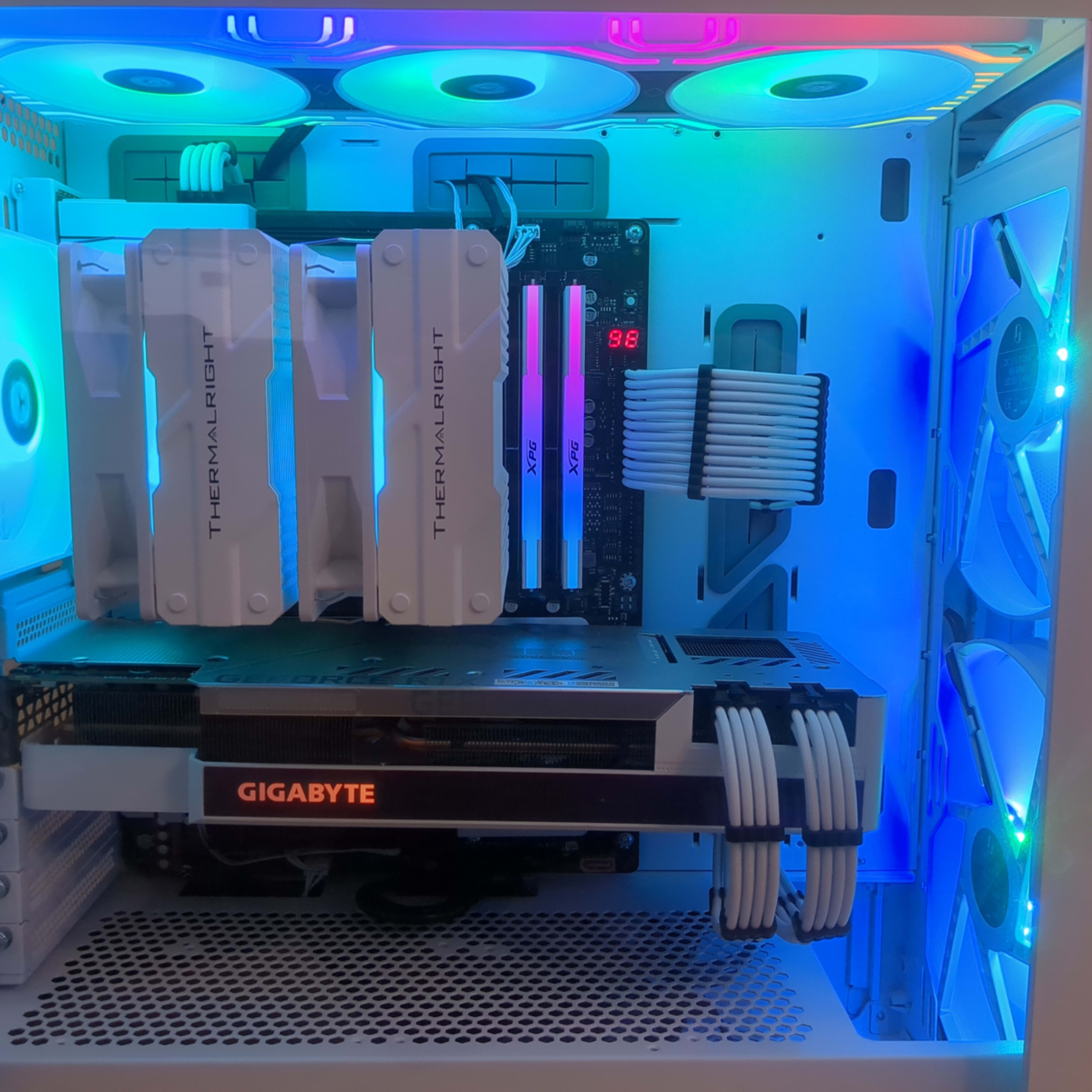 RTX 3080 (10GB), Ryzen 7 5700X White Gaming PC (32GB RAM, 2TB SSD, Win11 Pro)