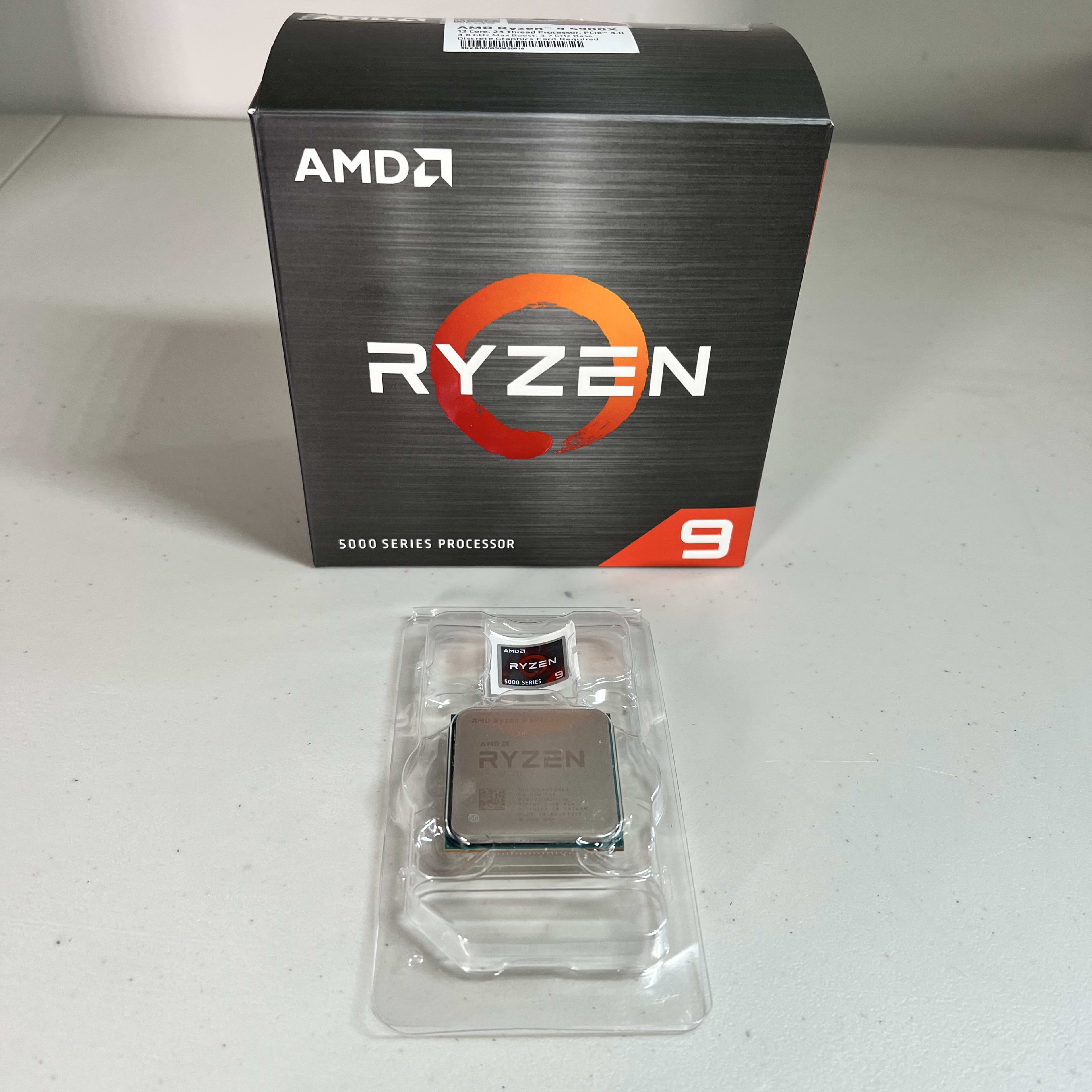 AMD Ryzen 9 5900X Desktop Processor 4.8GHz, 12 Cores, 24 AMD Ryzen 9 5900X Desktop Processor 4.8GHz, 12 Cores, 24