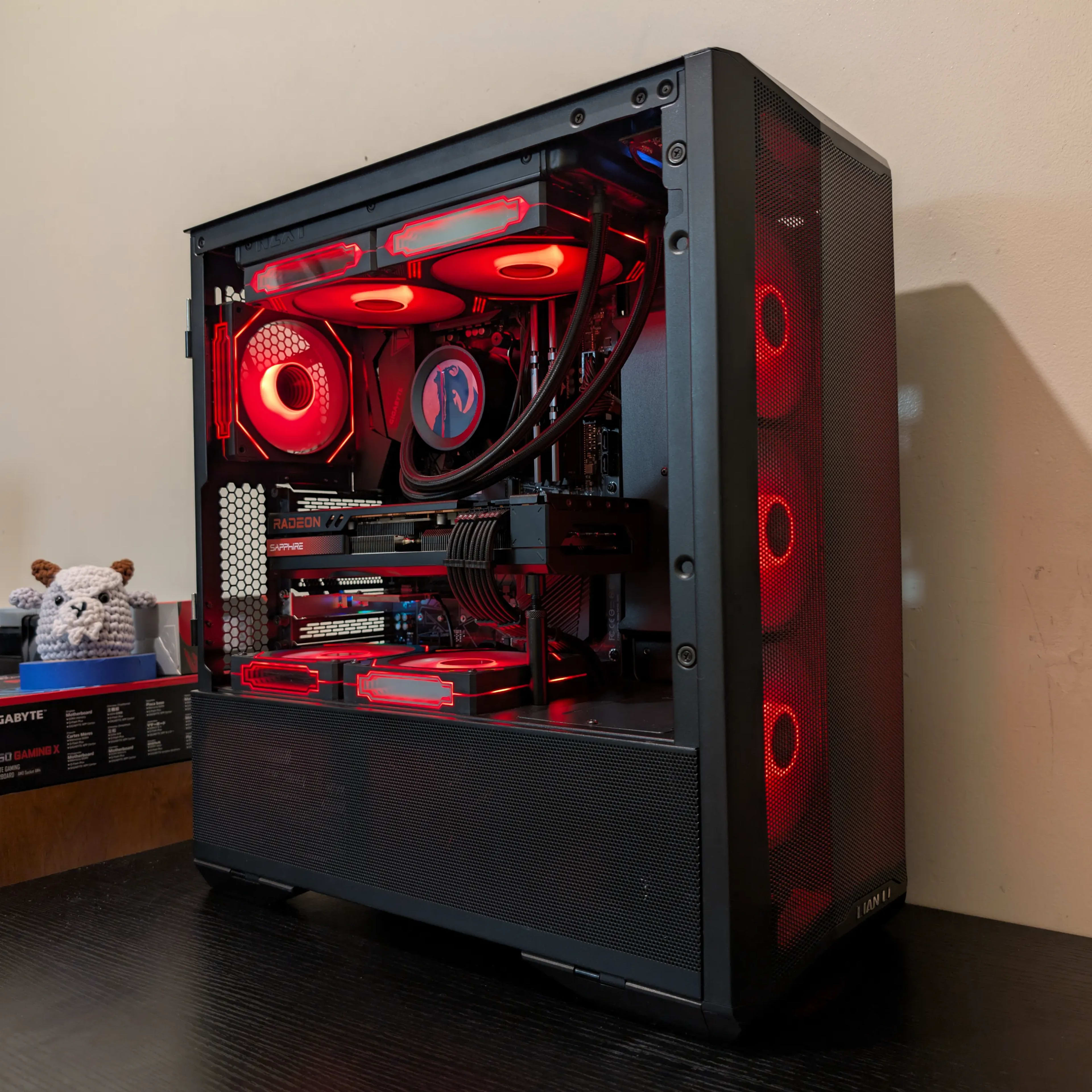 🔥Black RGB Gaming PC | RX 7800XT | Ryzen 7 5700X | 1TB SSD 🔥Black RGB Gaming PC | RX 7800XT | Ryzen 7 5700X | 1TB SSD