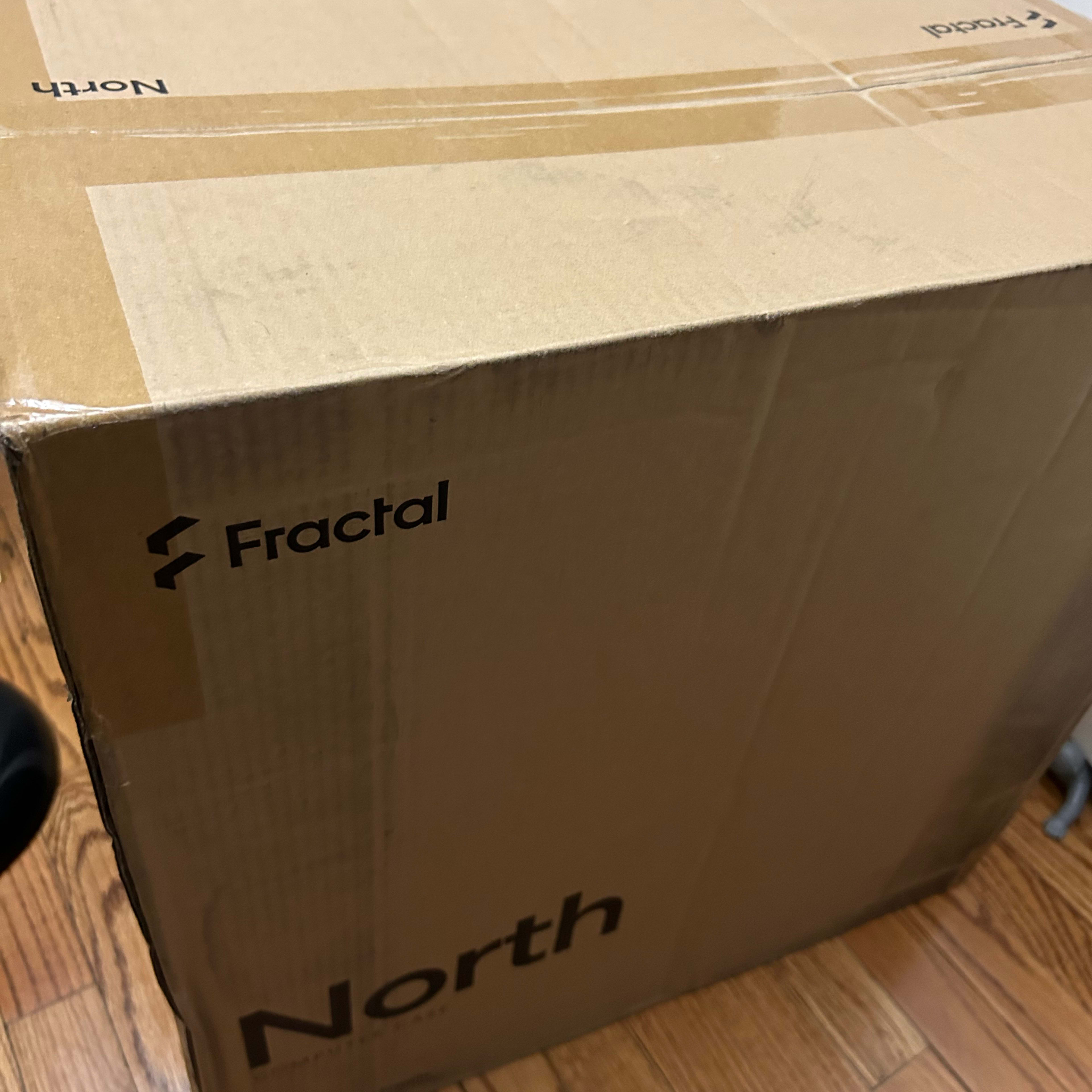 Brand New Unopened Fractal North ATX case White w/ TG Panel