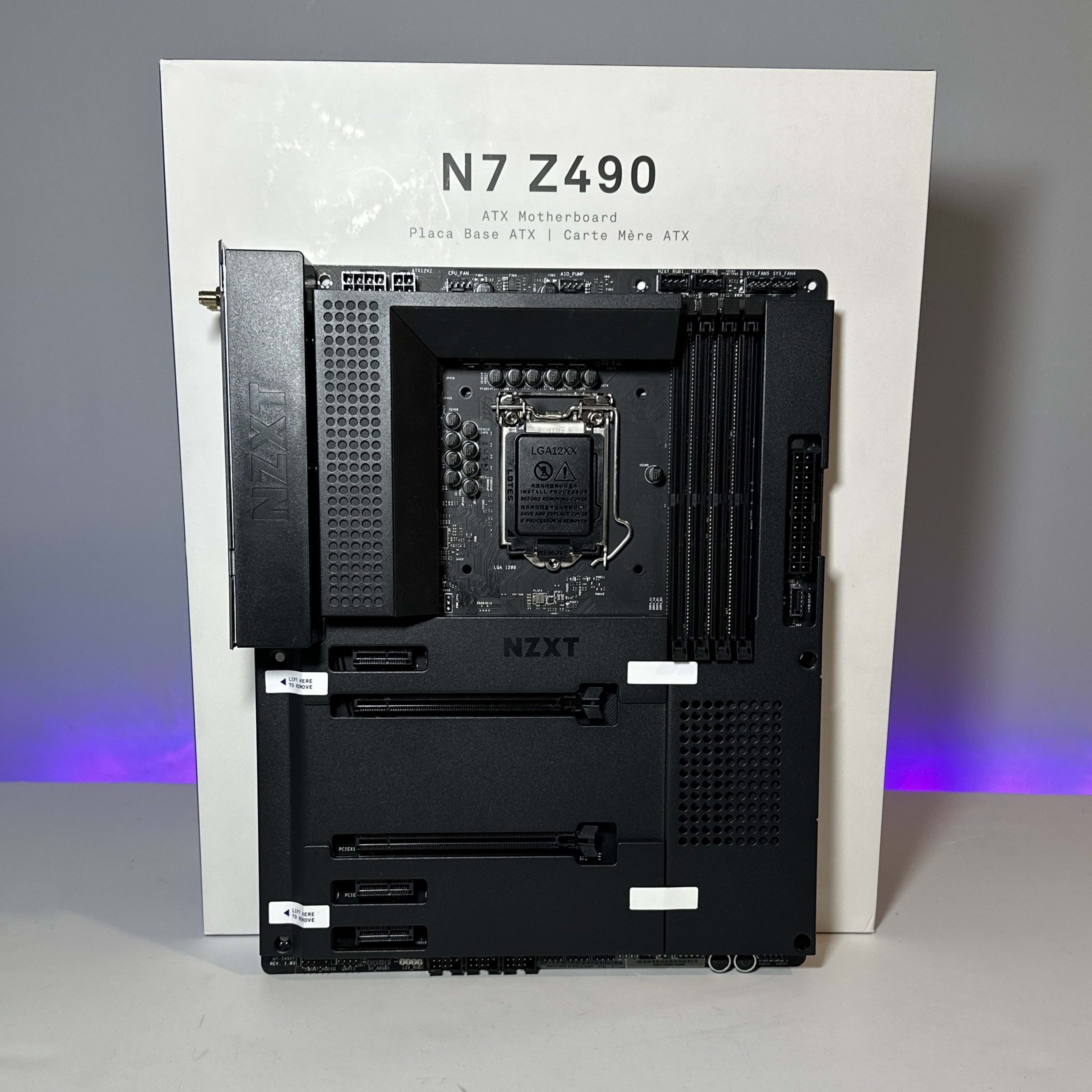 NZXT N7 Z490 Intel LGA1200 DDR4 ATX Desktop Motherboard W/ Original Box &  Accesories | Jawa