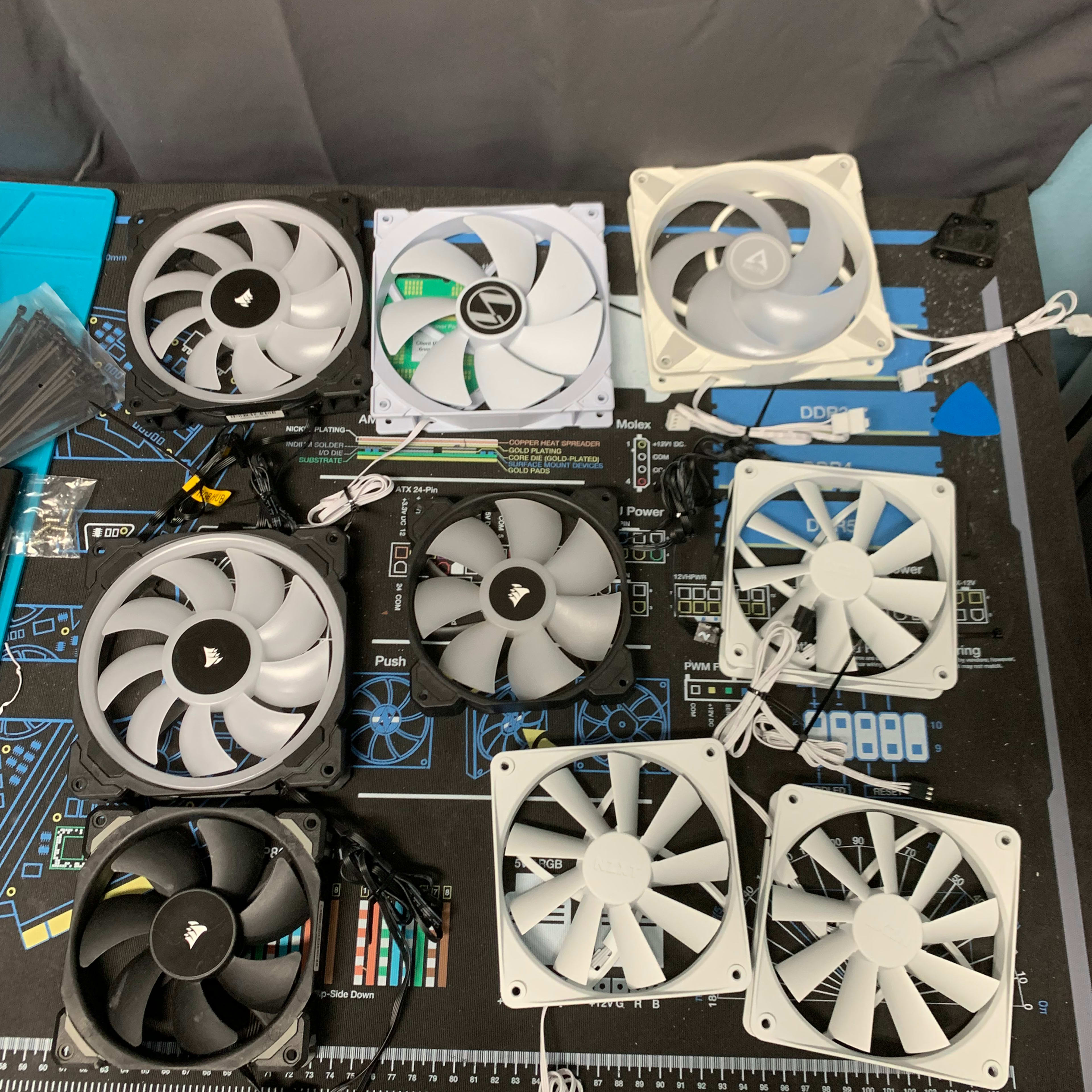 Lot of Mixed Case Fans