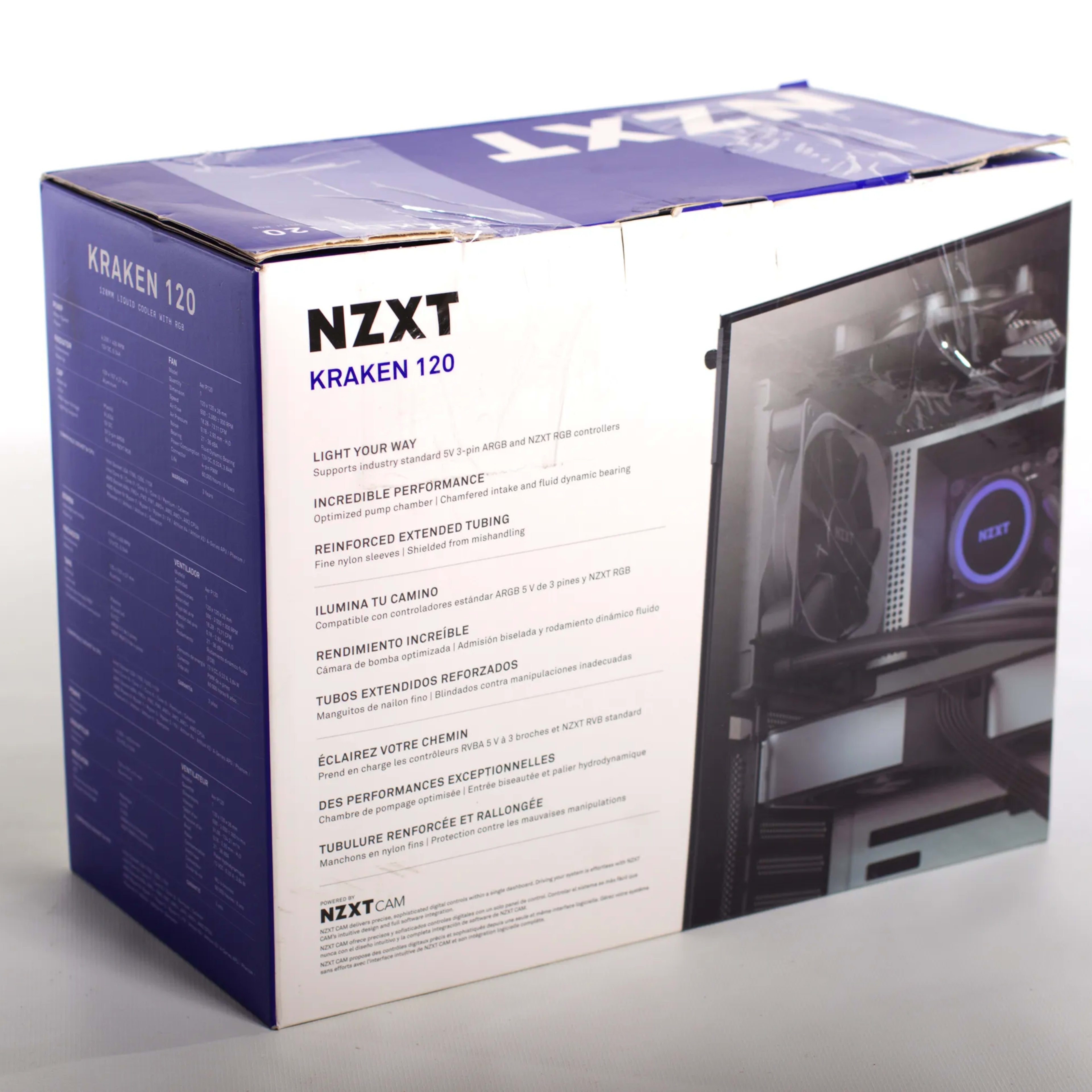 NZXT Kraken 120mm AIO Liquid Cooler - Black - New