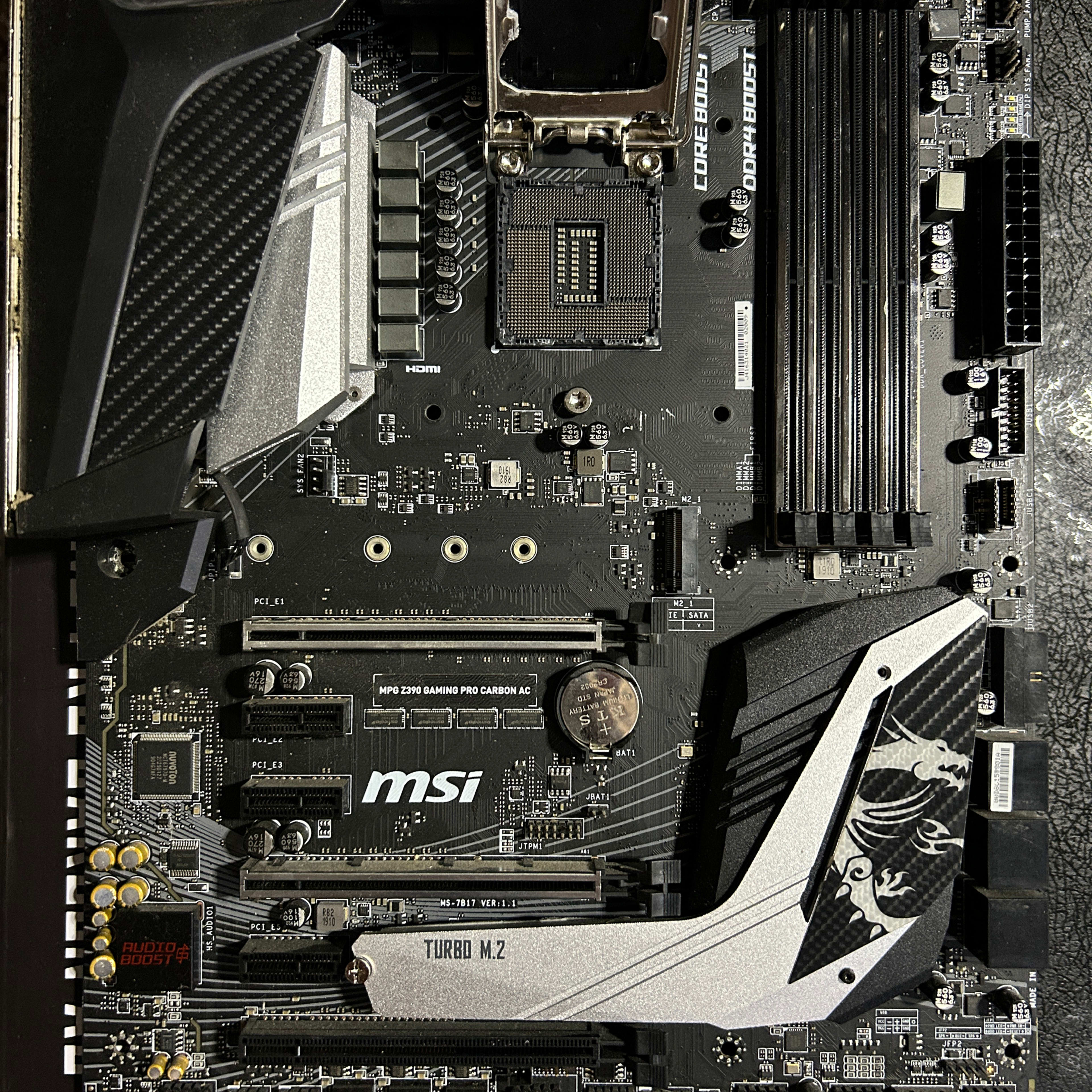 MSI MPG Z390 Gaming Pro Carbon AC