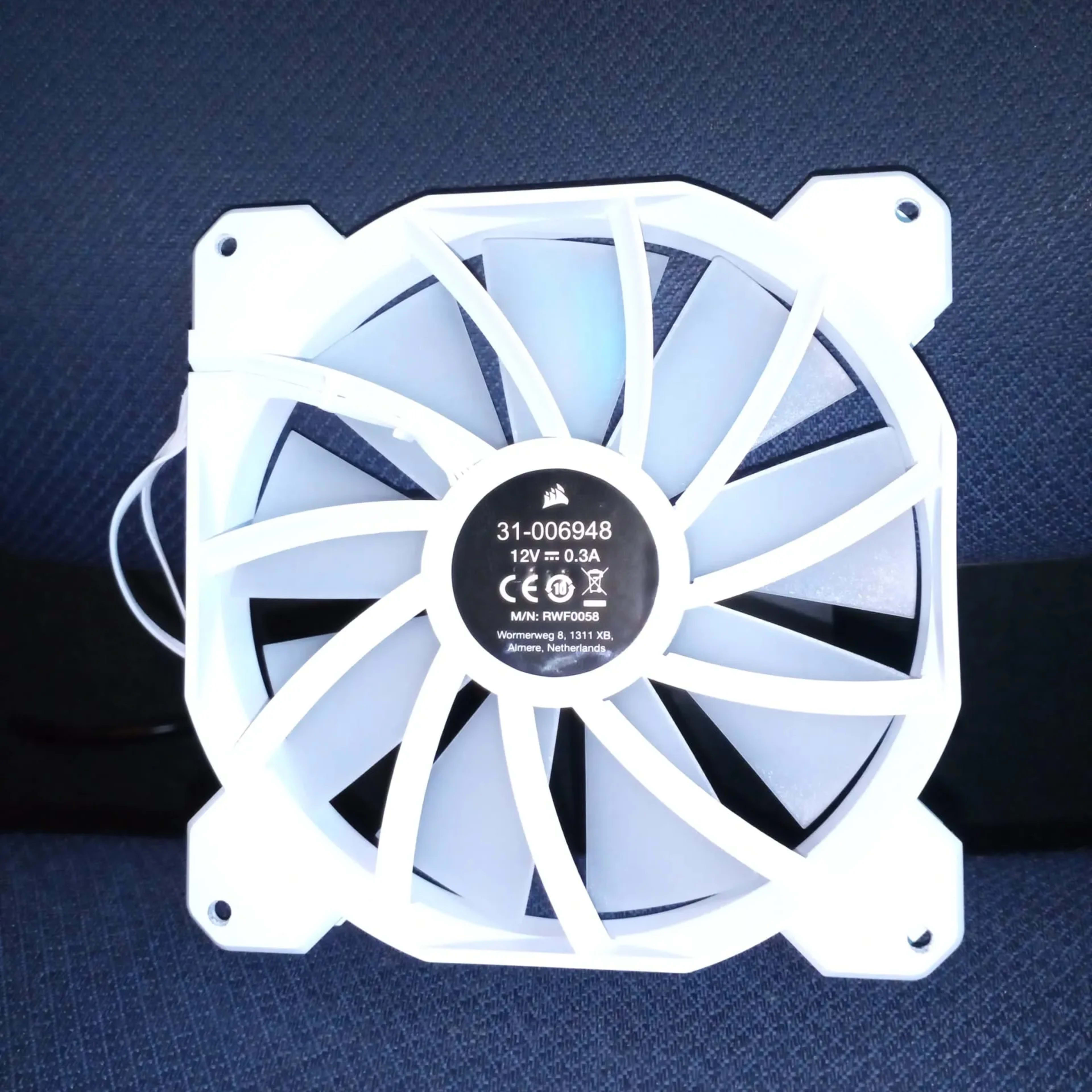 Dual Pack - Corsair iCUE SP140 RGB ELITE Performance 140mm White PWM Fans