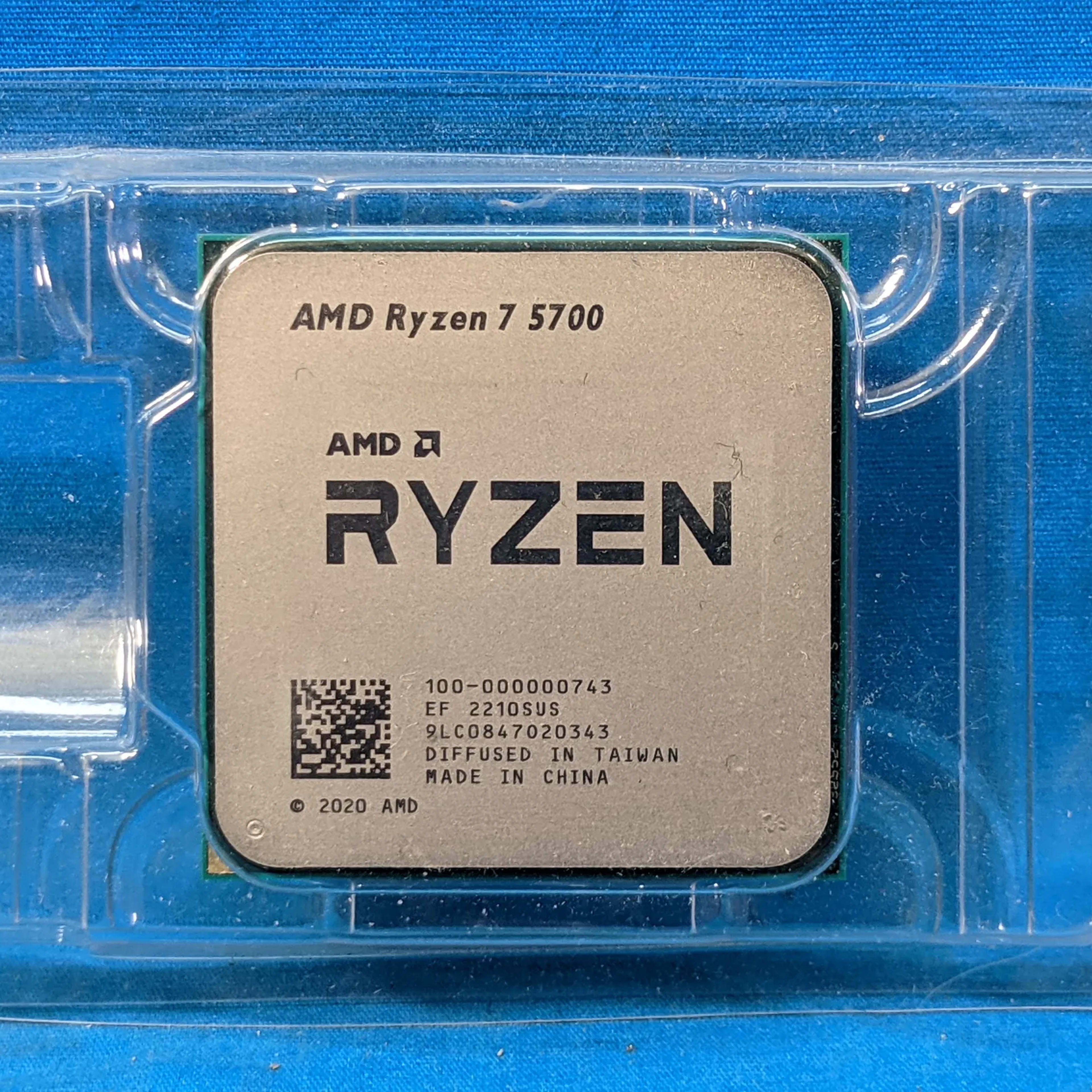 AMD Ryzen 7 5700 4.6GHz Socket AM4 8-Core 16-Thread 16MB Desktop CPU 100-000000743