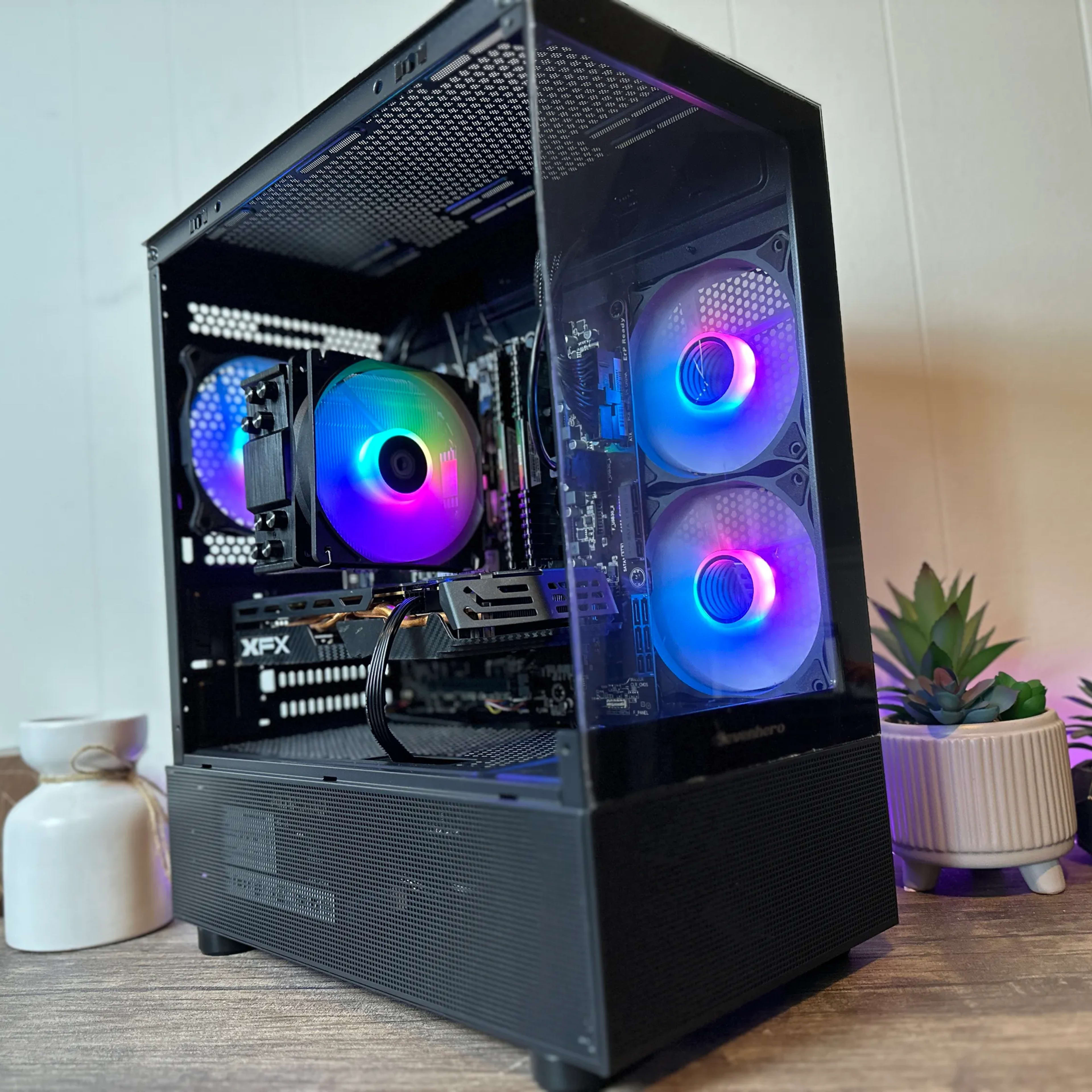 Budget/Entry Gaming PC! i5 7600, RX580 8GB, 16gb DDR4, 512GB NVME M.2 SSD! ARGB Fans!