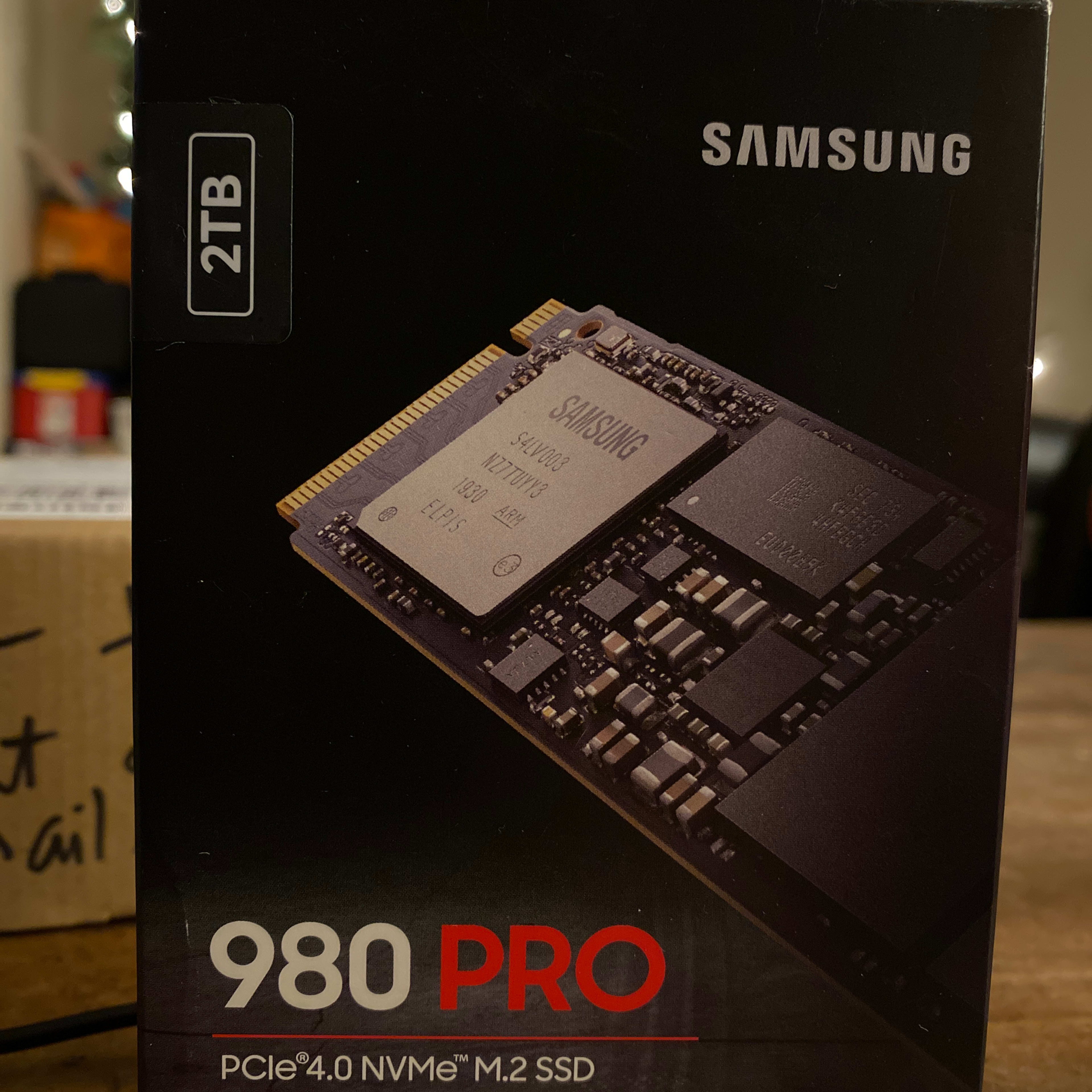 Samsung 2TB 980 PRO PCIe 4.0 x4 M.2 Internal SSD MZ-V8P2T0B/AM