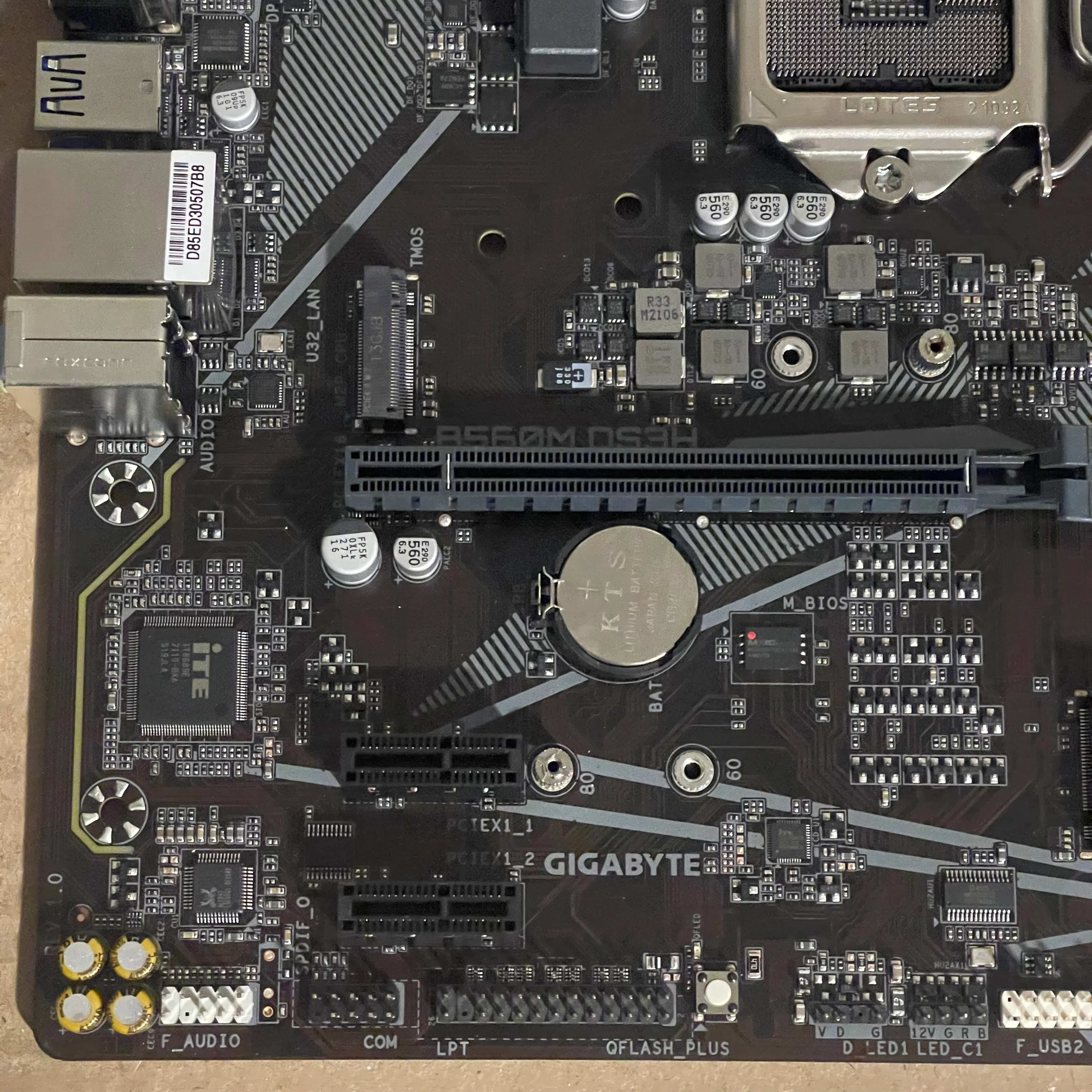 Parts, Gigabyte B560M DS3H, Bent Pins