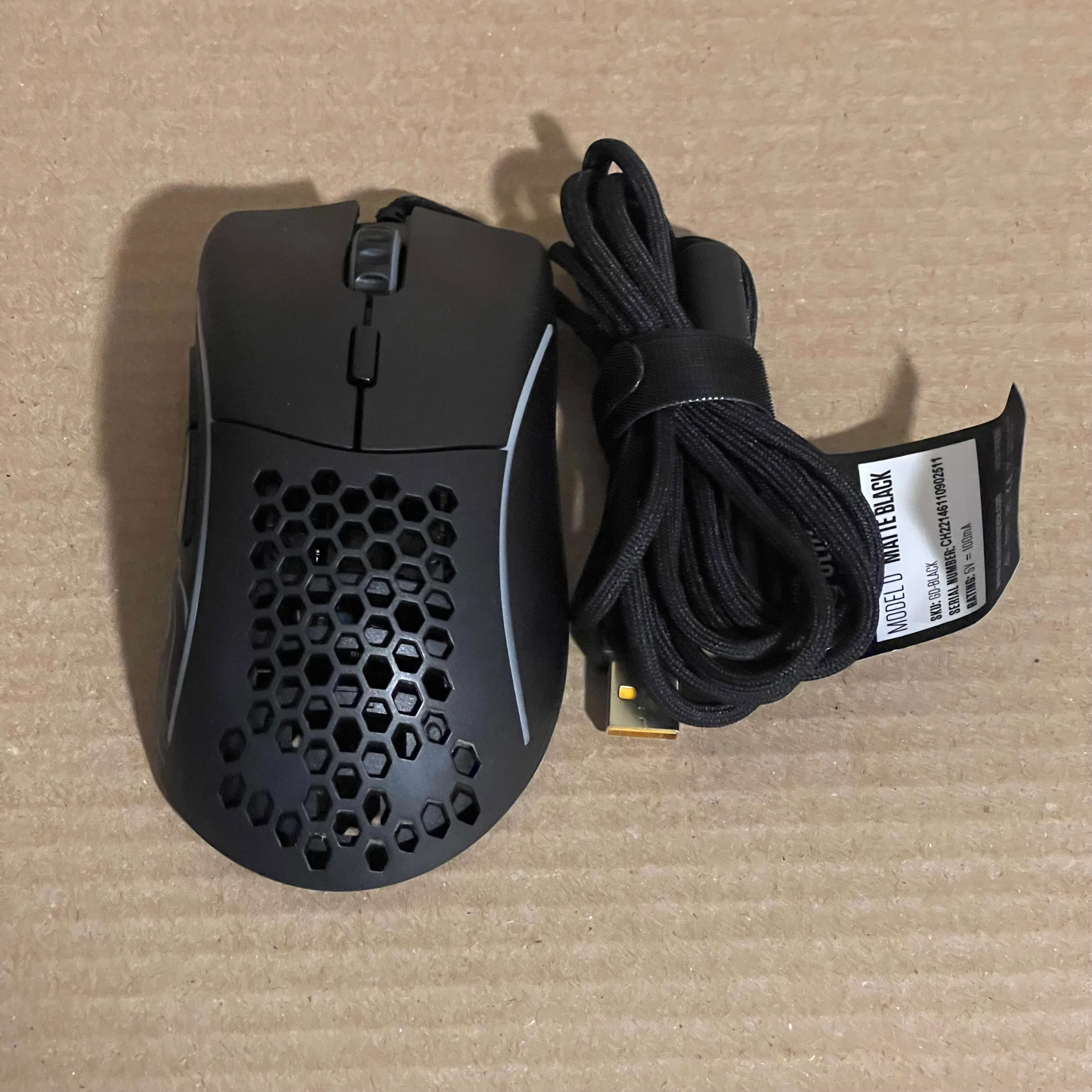 Glorious Model D Matte Black Gaming Mouse