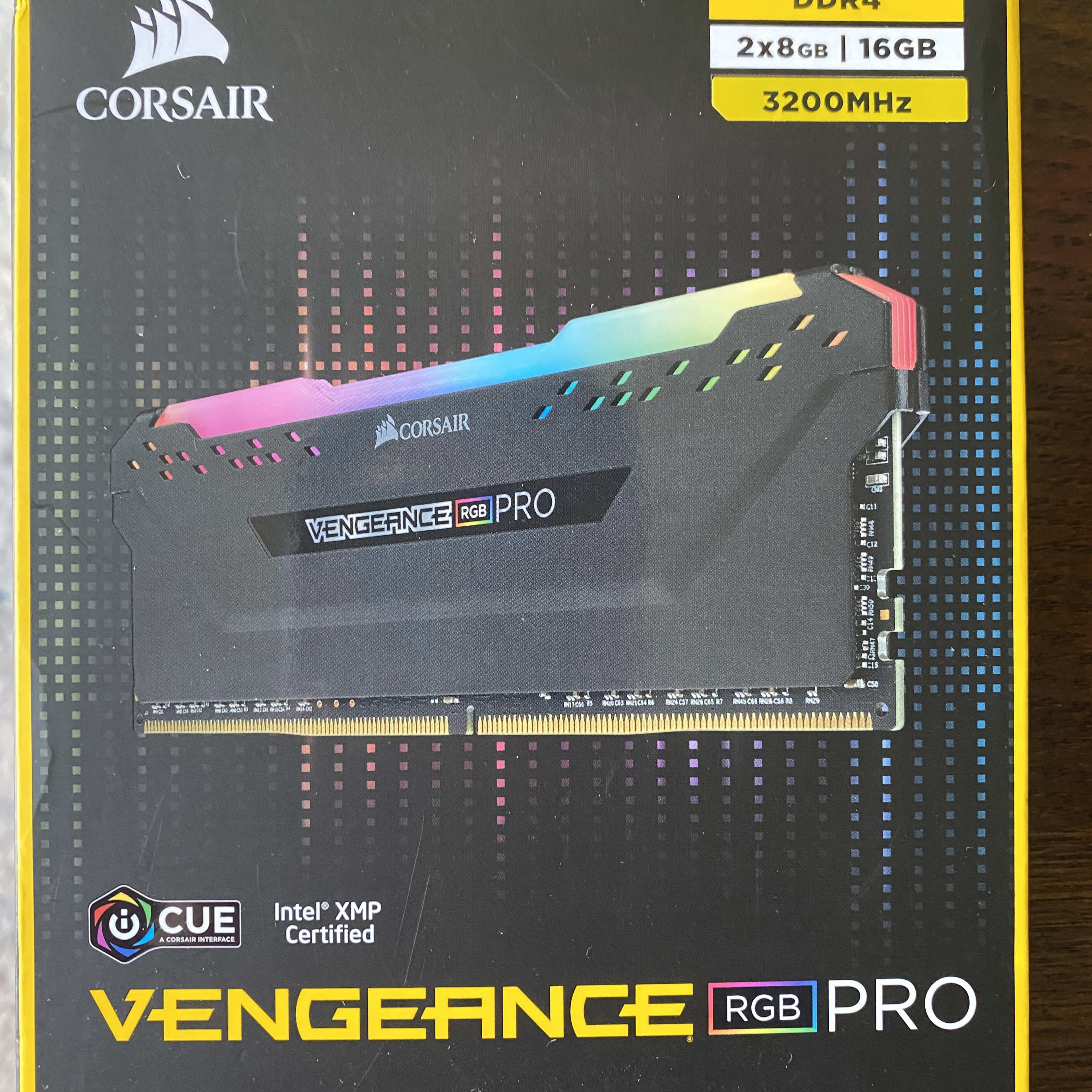 Corsair Vengeance RGB Pro 16GB (2 x 8GB) DDR4-3200 PC4-25600 CL16