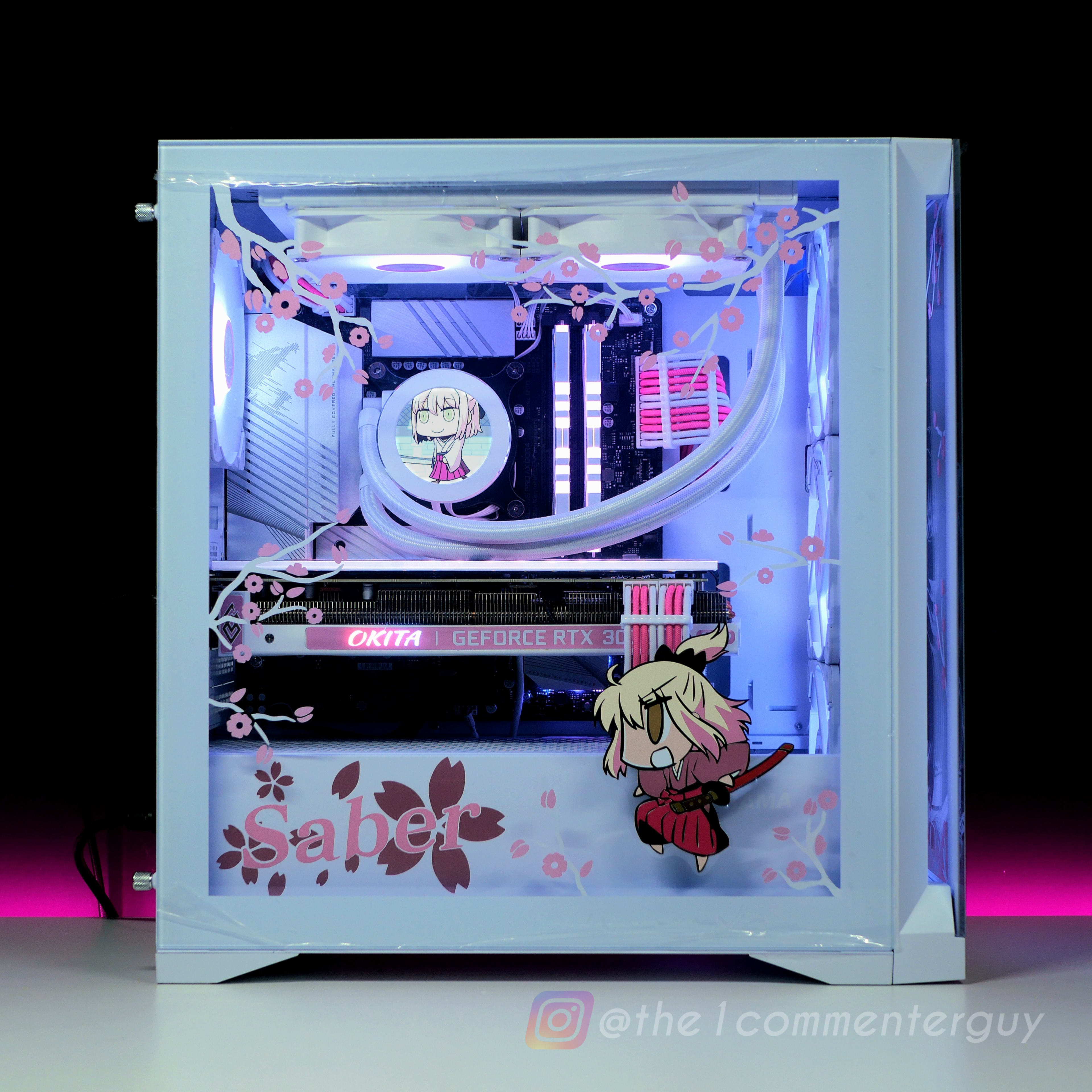 🌸Sakura🗡Saber | I5 12600KF, RTX 3070, 32GB RAM, 1TB nvme 🌸Sakura🗡Saber | I5 12600KF, RTX 3070, 32GB RAM, 1TB nvme