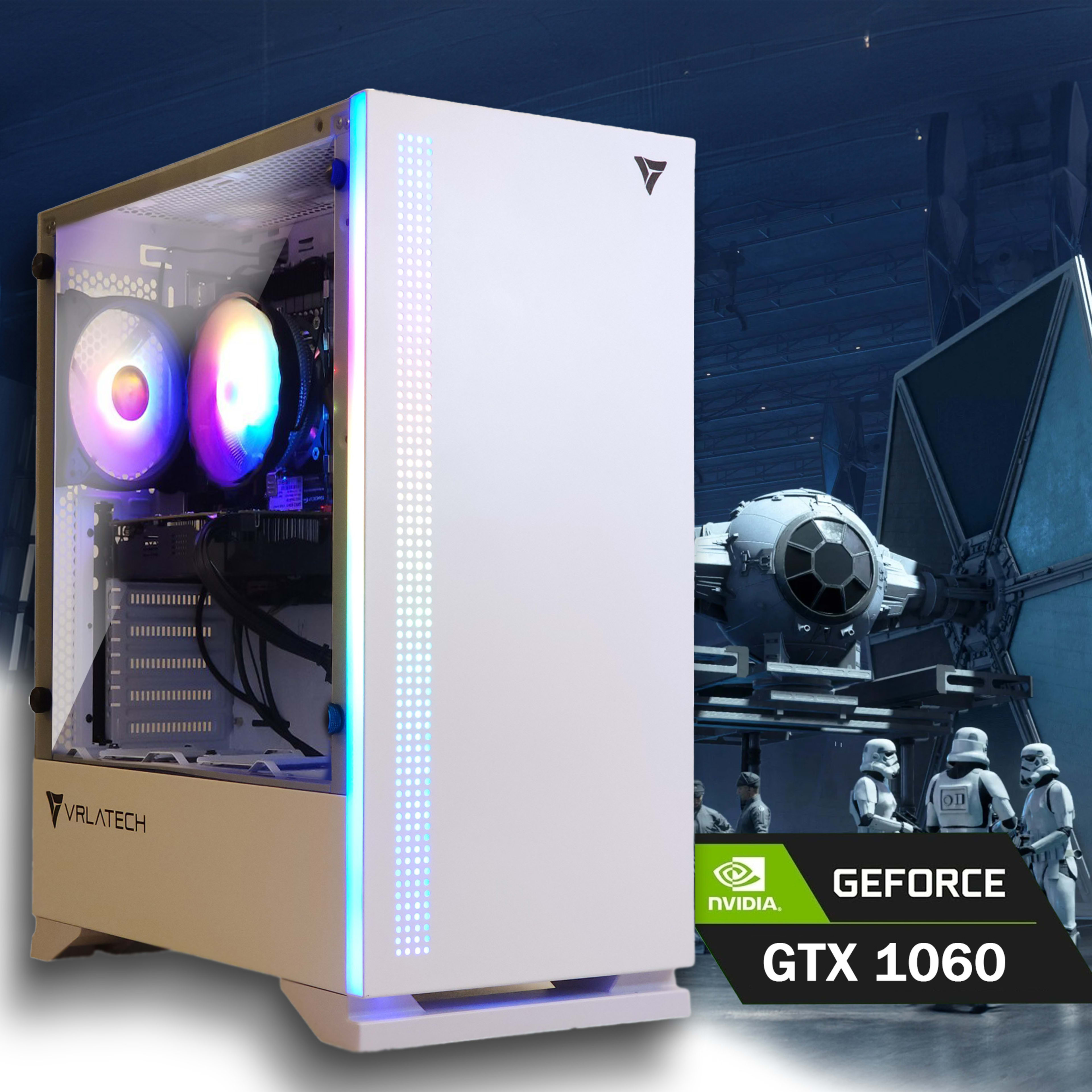 🔥 Top Value Gaming PC | INTEL 8-CORE, GEFORCE GTX 1060, 16GB RAM, 256GB M.2 SSD, WIFI & BT, WIN 10