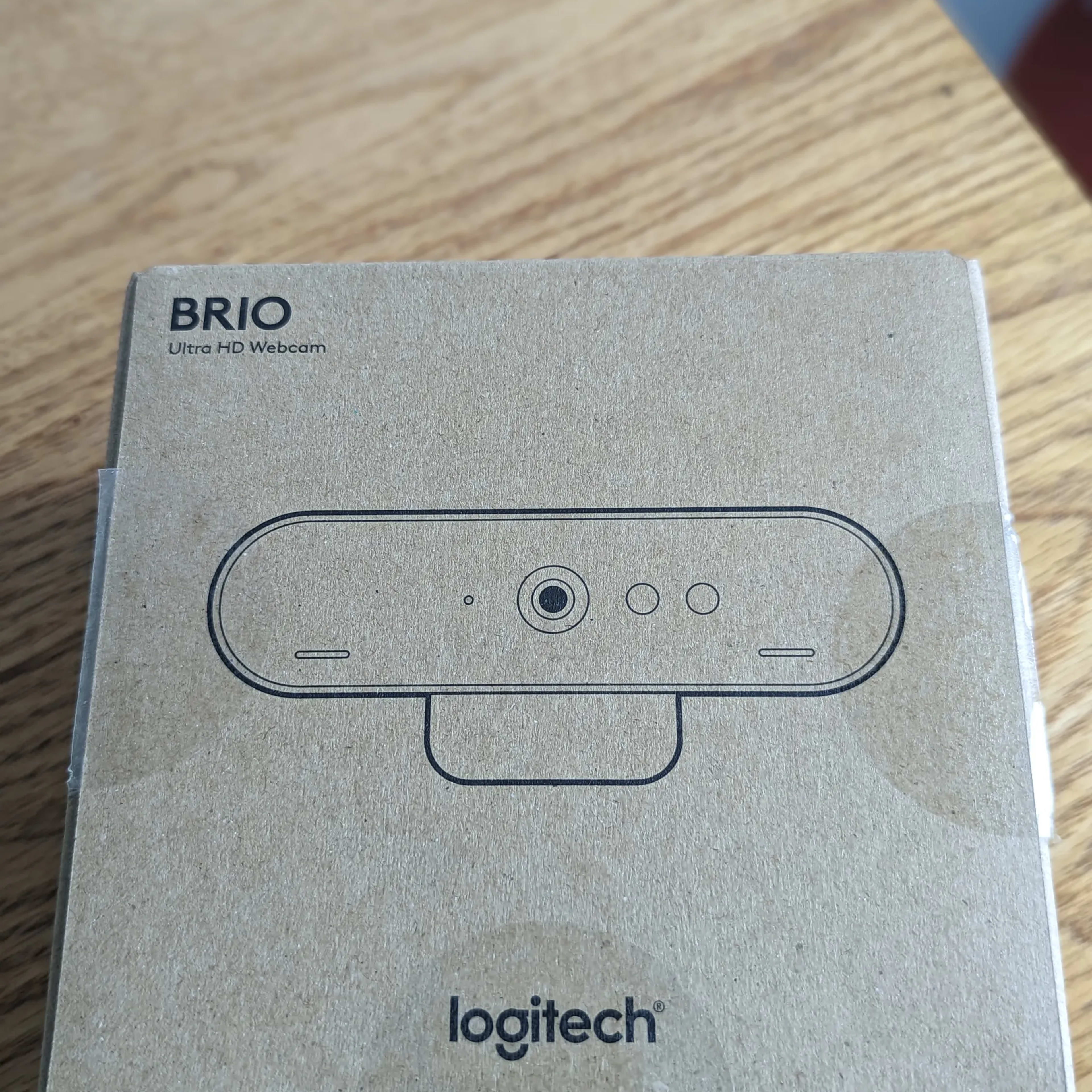 Logitech Brio 4K Webcam, Ultra 4K HD, Noise-Canceling mic, Auto Light Correction, Wide Field of View