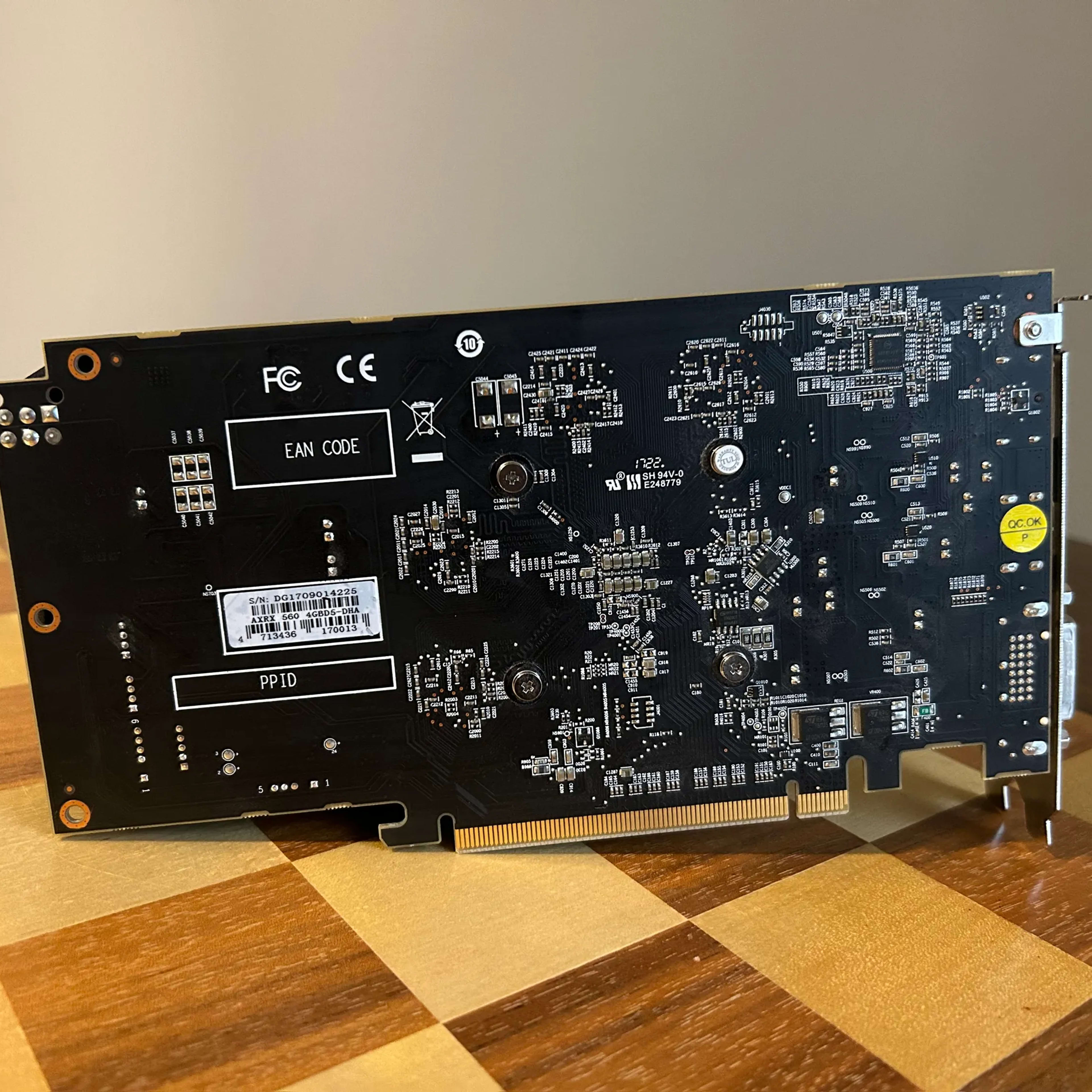 Powercolor Red Dragon RX560 Single Fan GPU on Jawa