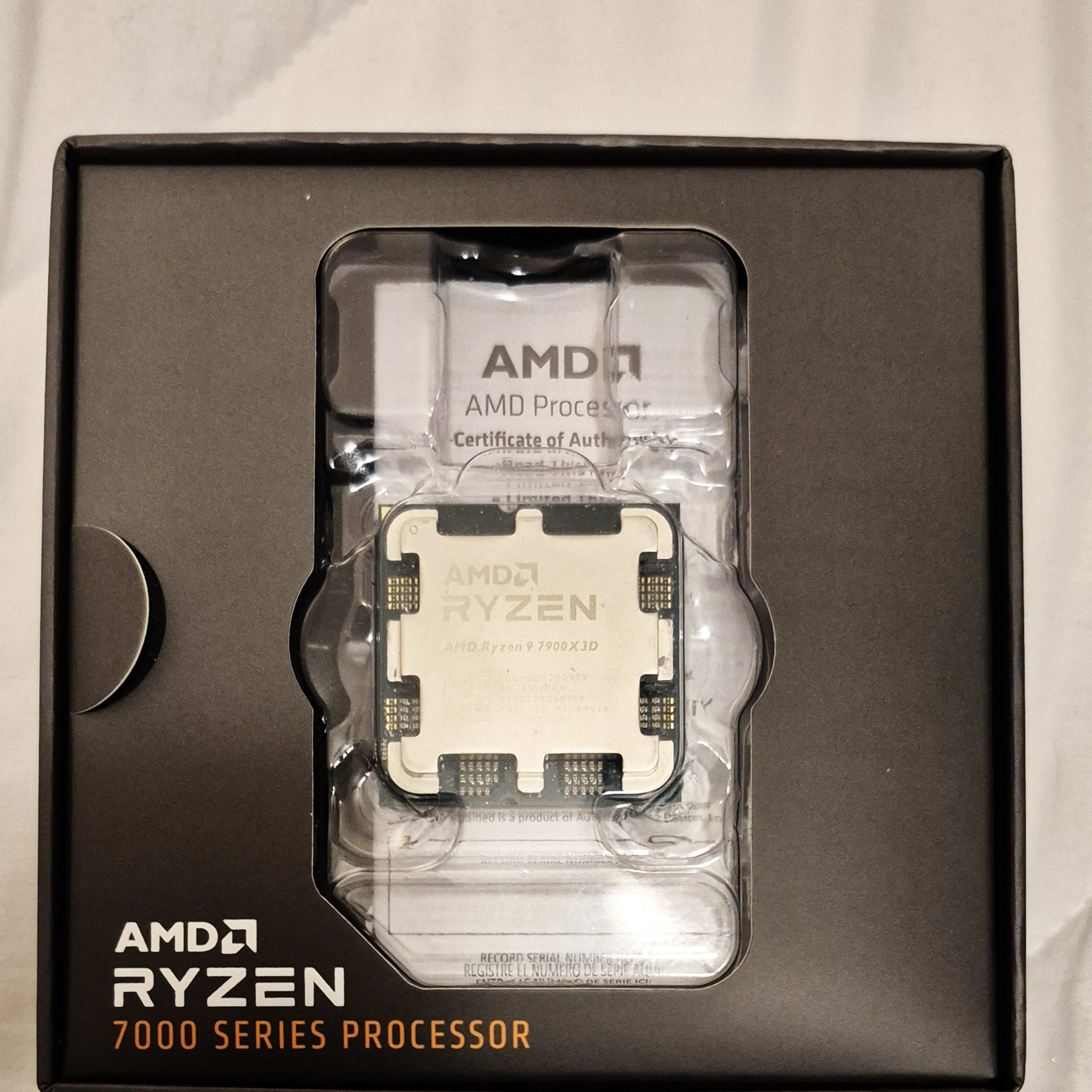 New Open Box AMD Ryzen 9 7900X3D CPU Processor 5.6GHz, 12 New Open Box AMD Ryzen 9 7900X3D CPU Processor 5.6GHz, 12