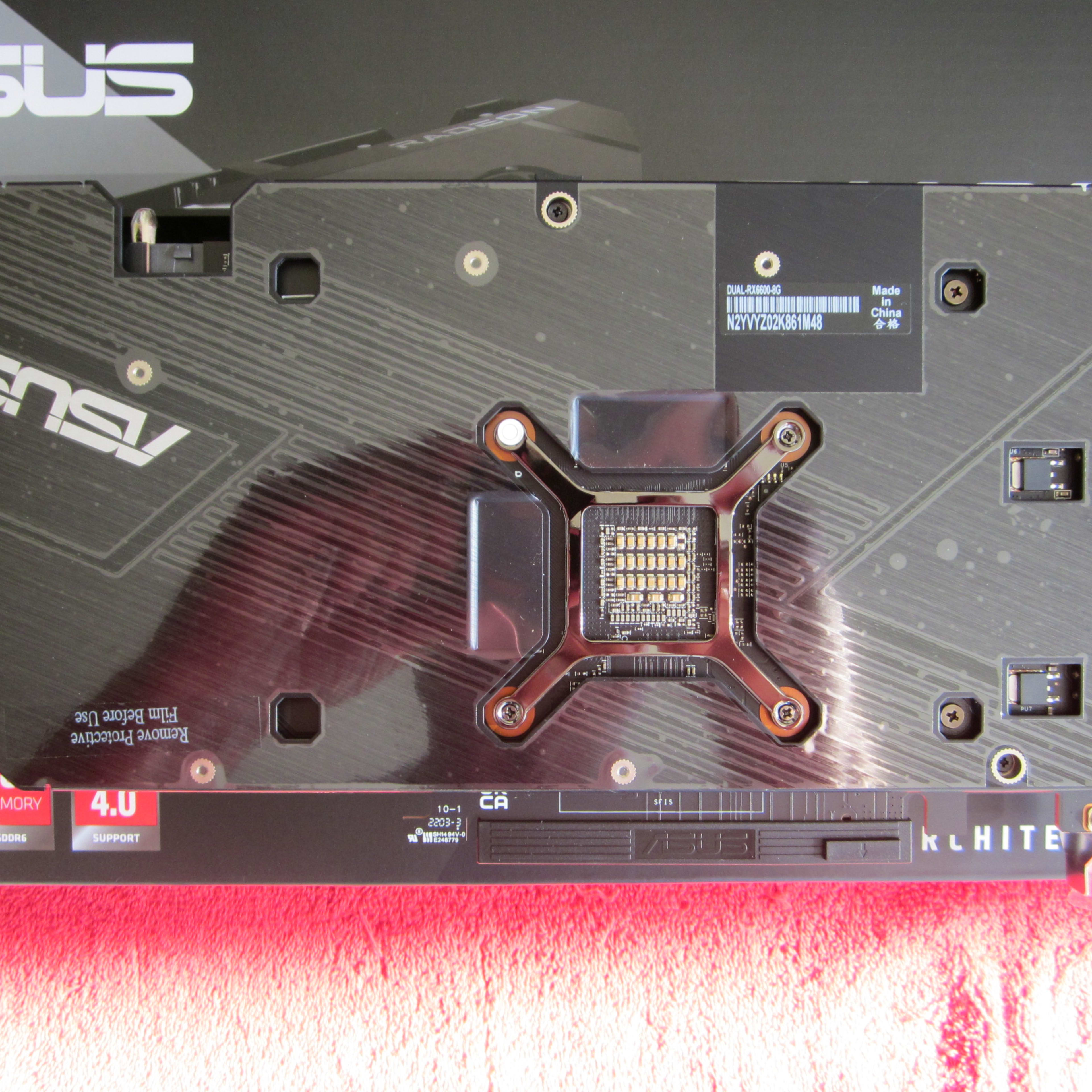 ASUS DUAL AMD Radeon RX 6600 8GB Video Card