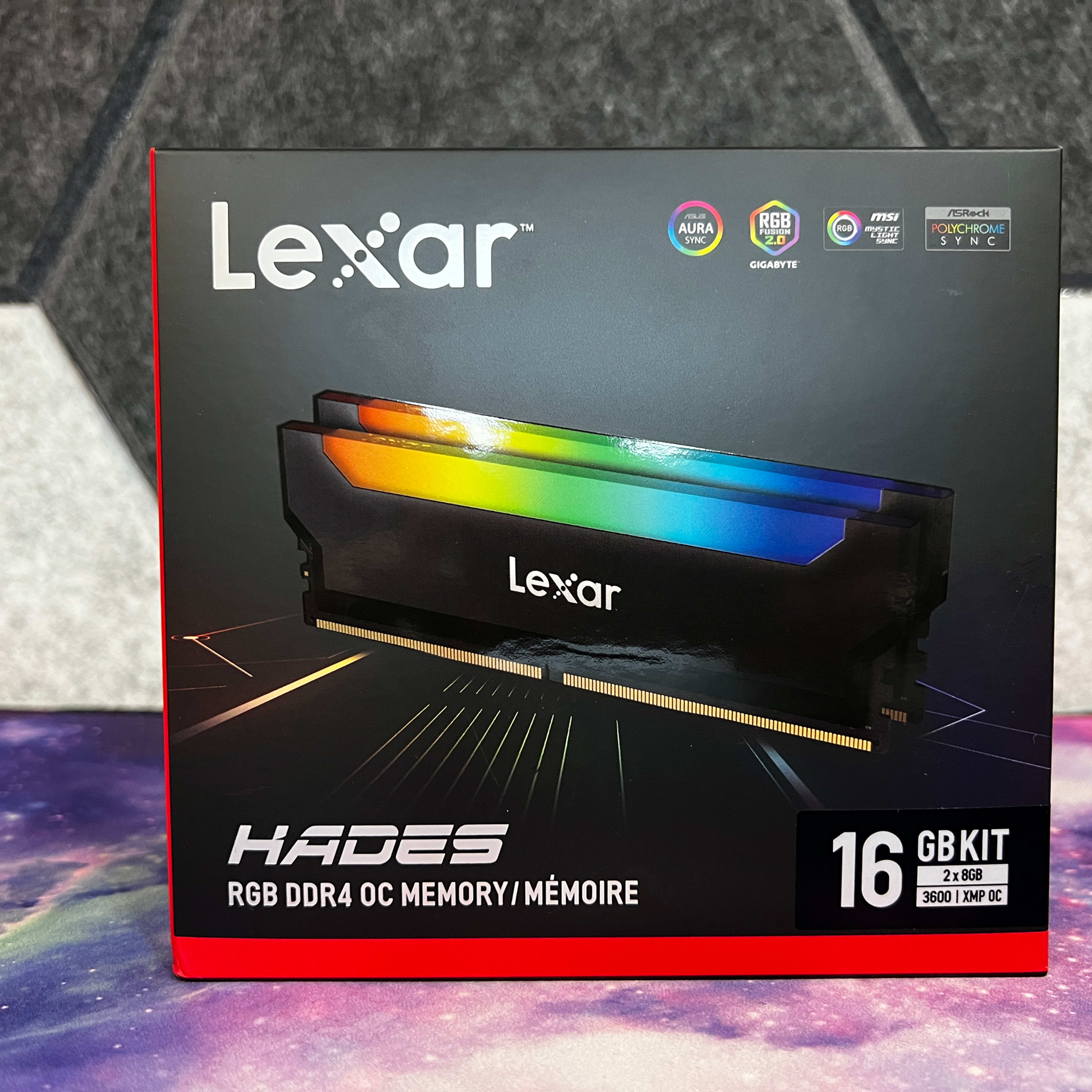 Lexar Hades 16GB (2 x 8GB) RGB DDR4 3600Mhz CL18 Memory Kit | Jawa