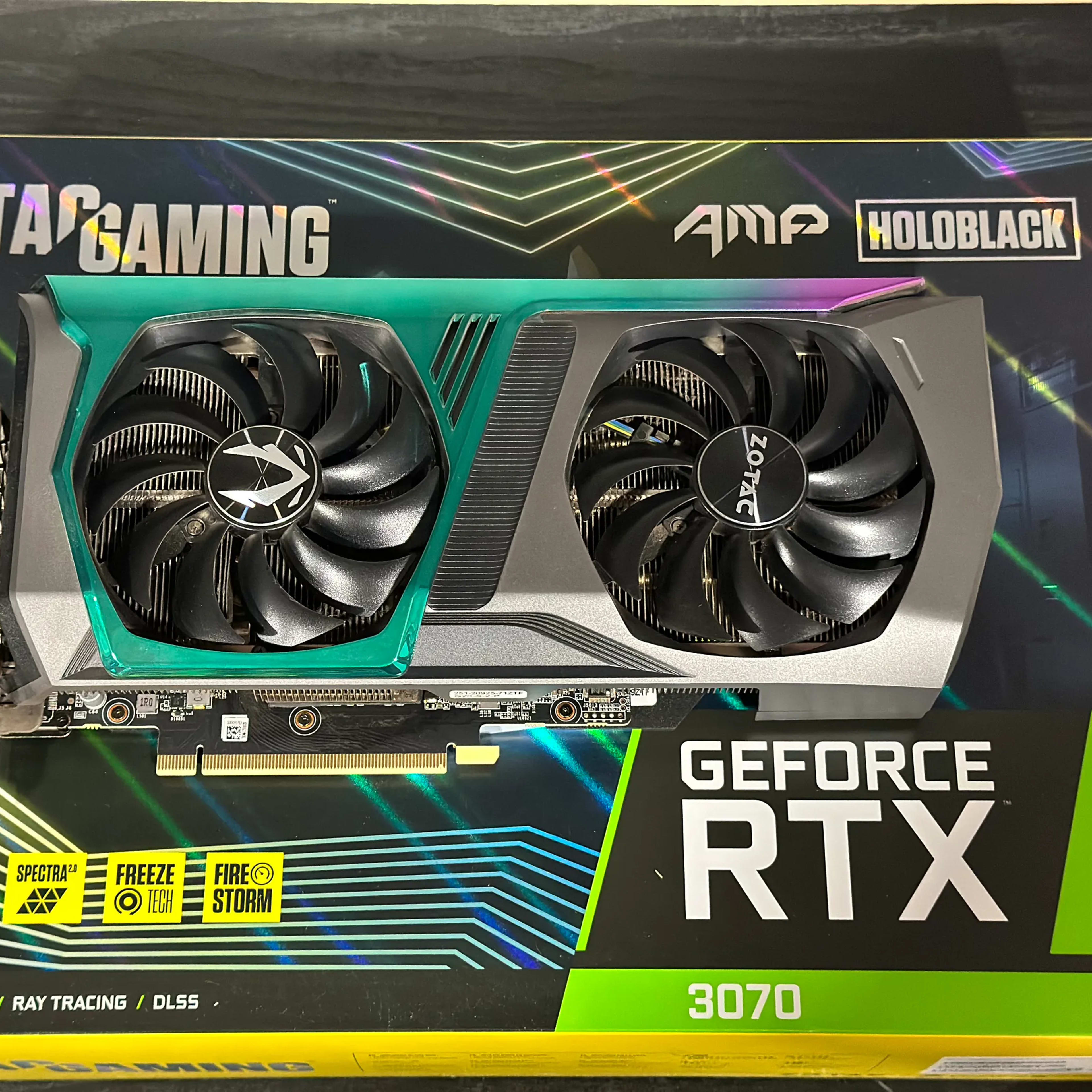 ZOTAC GAMING GeForce RTX 3070 AMP Holo PCIE 4.0 Gaming Graphics Card Jawa